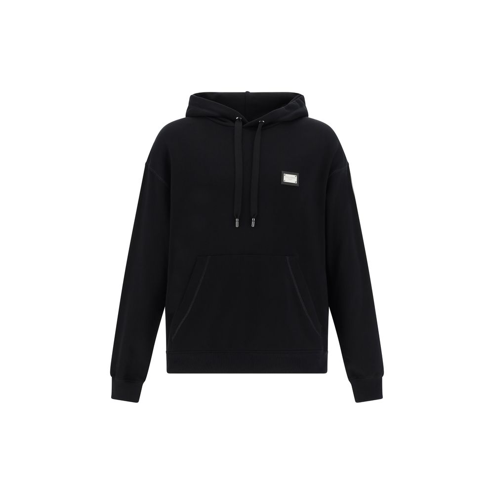 Black Cotton Sweatshirt