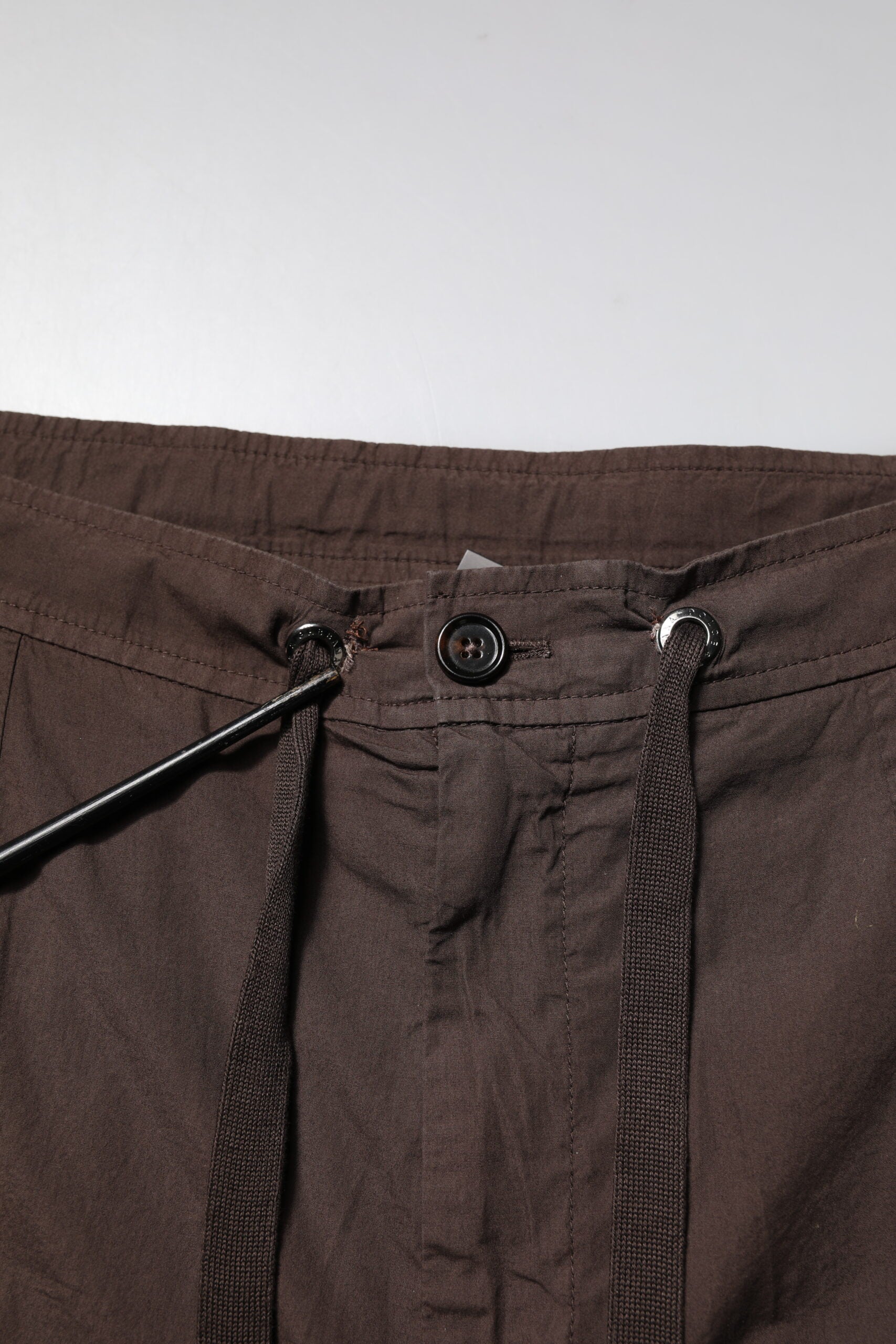 Brown Cotton Cargo Jogger Men Pants