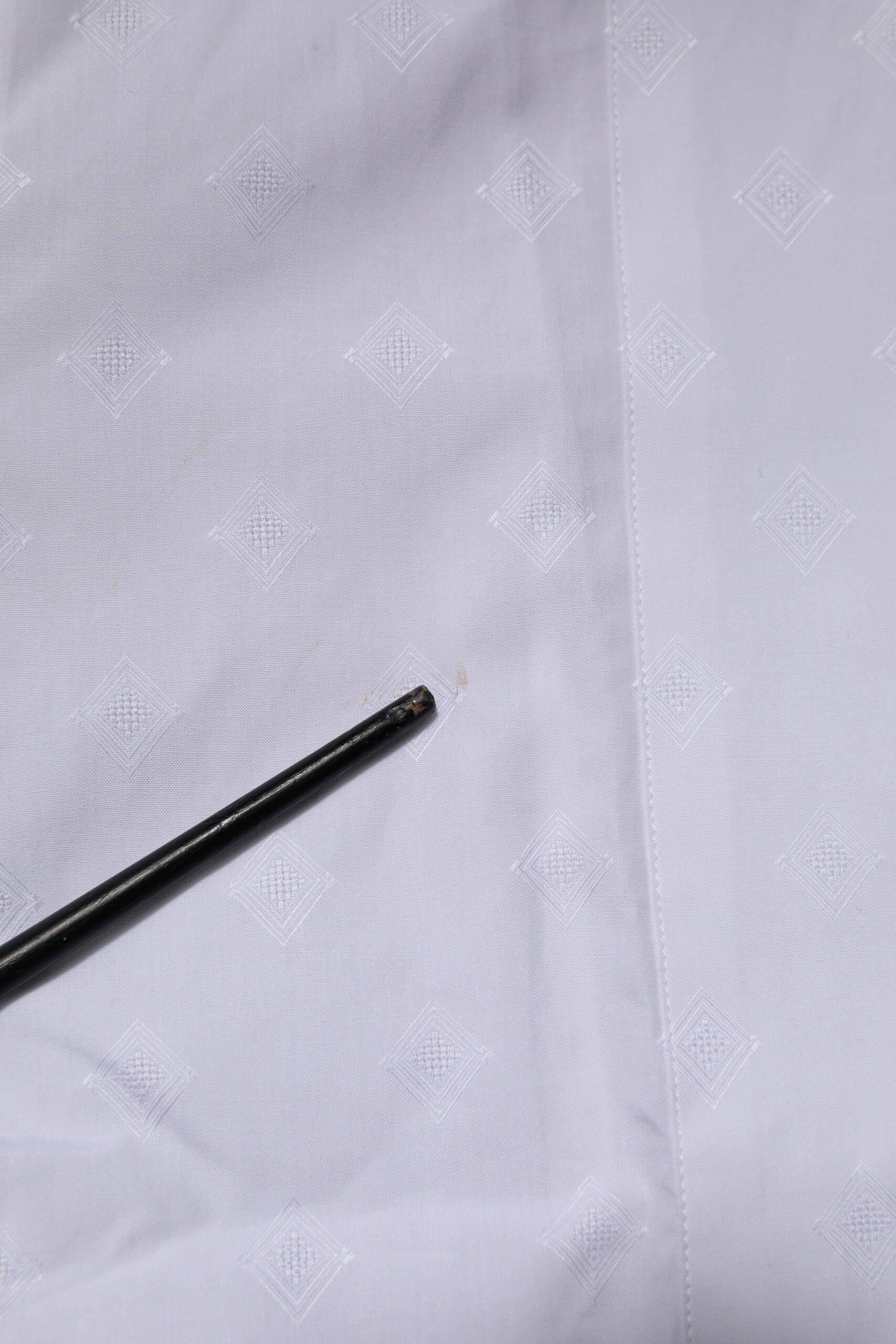 White Bib Cotton Poplin GOLD Formal Shirt