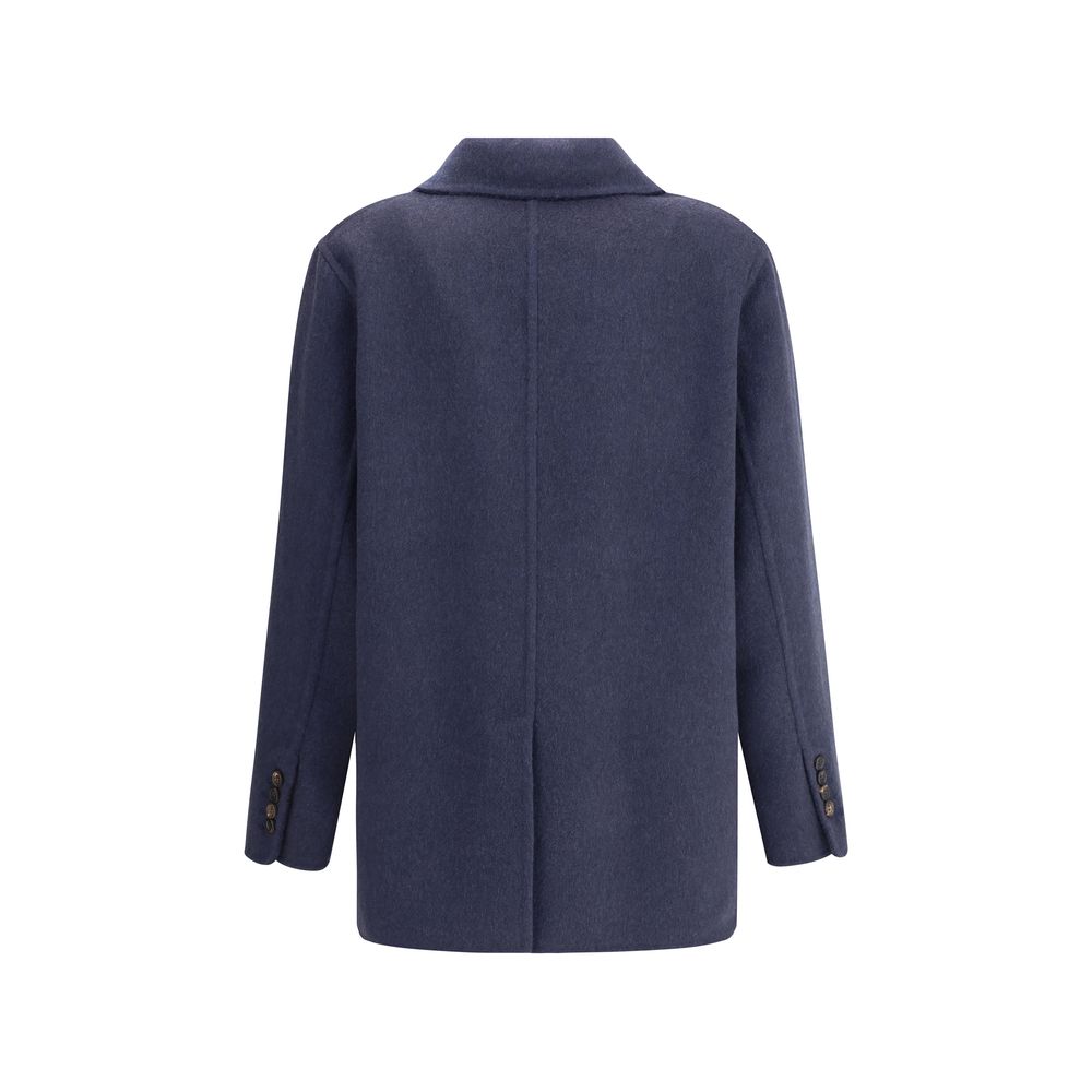 Blue Cashmere Coat