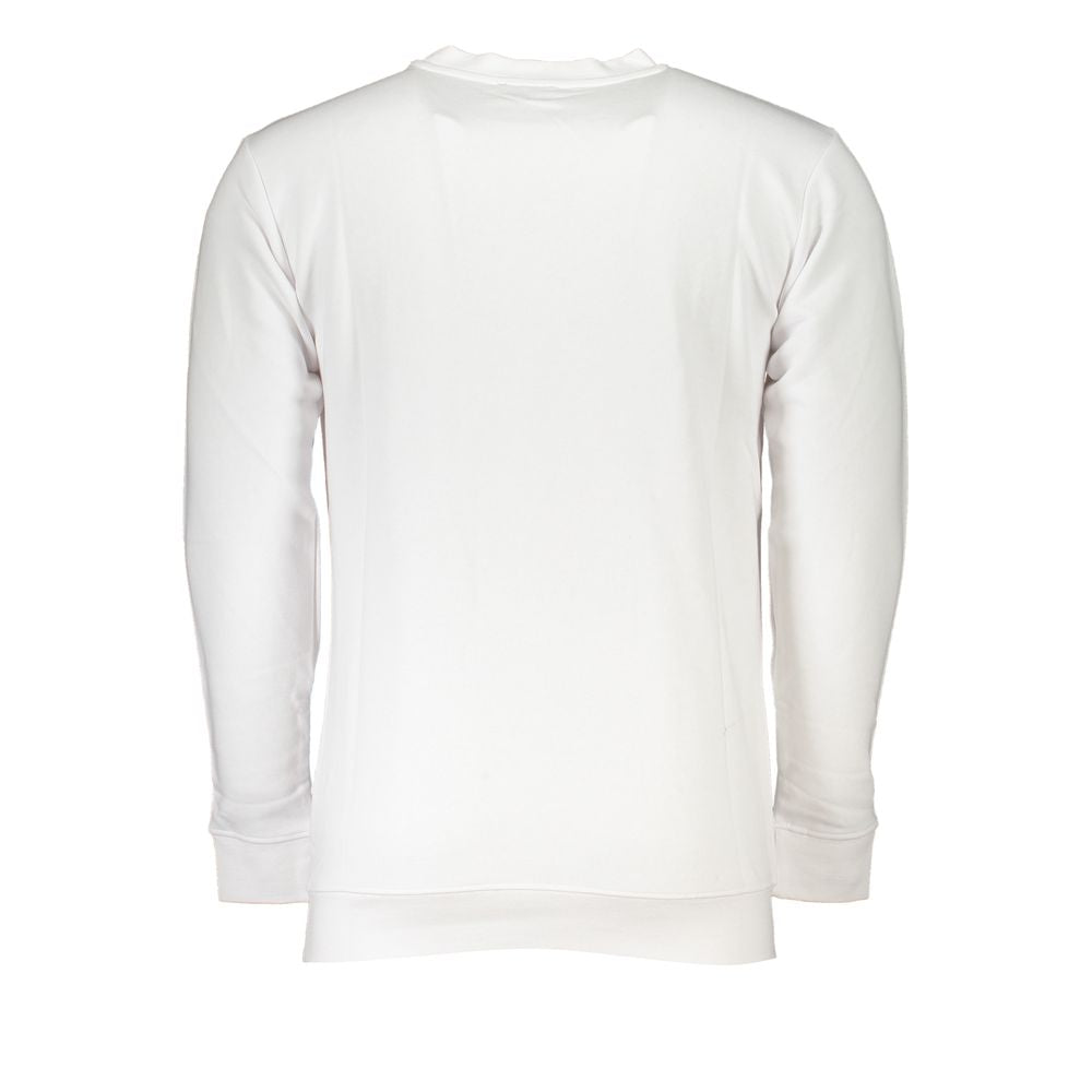 White Cotton Men Sweater