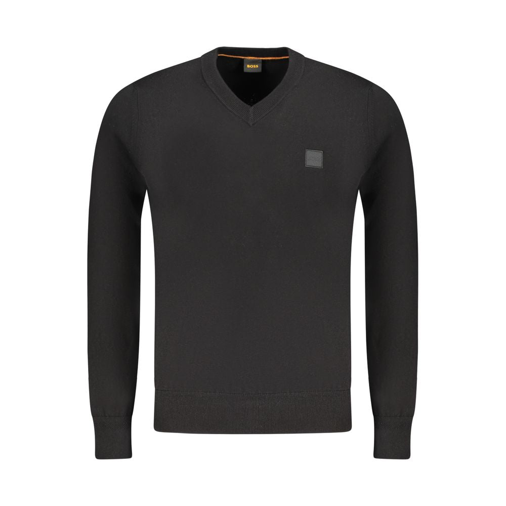 Black Cotton Sweater