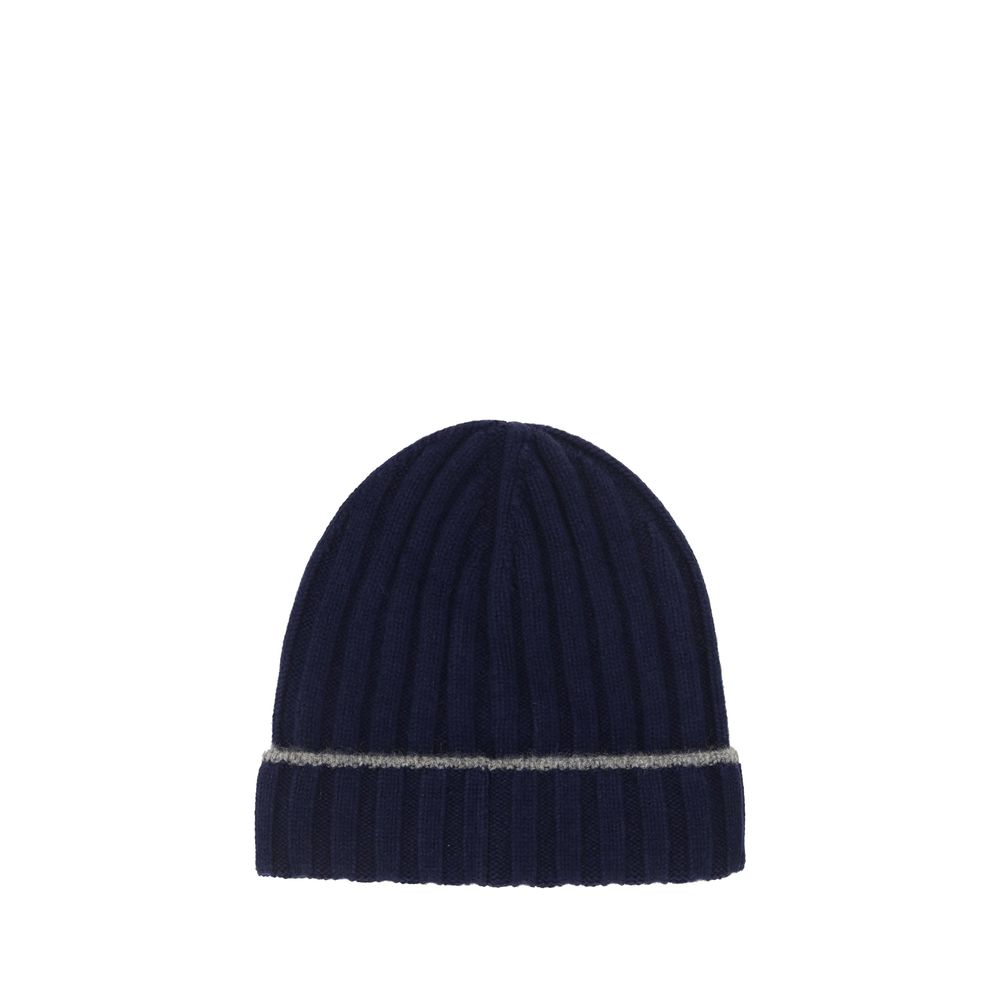 Blue Cashmere Beanie