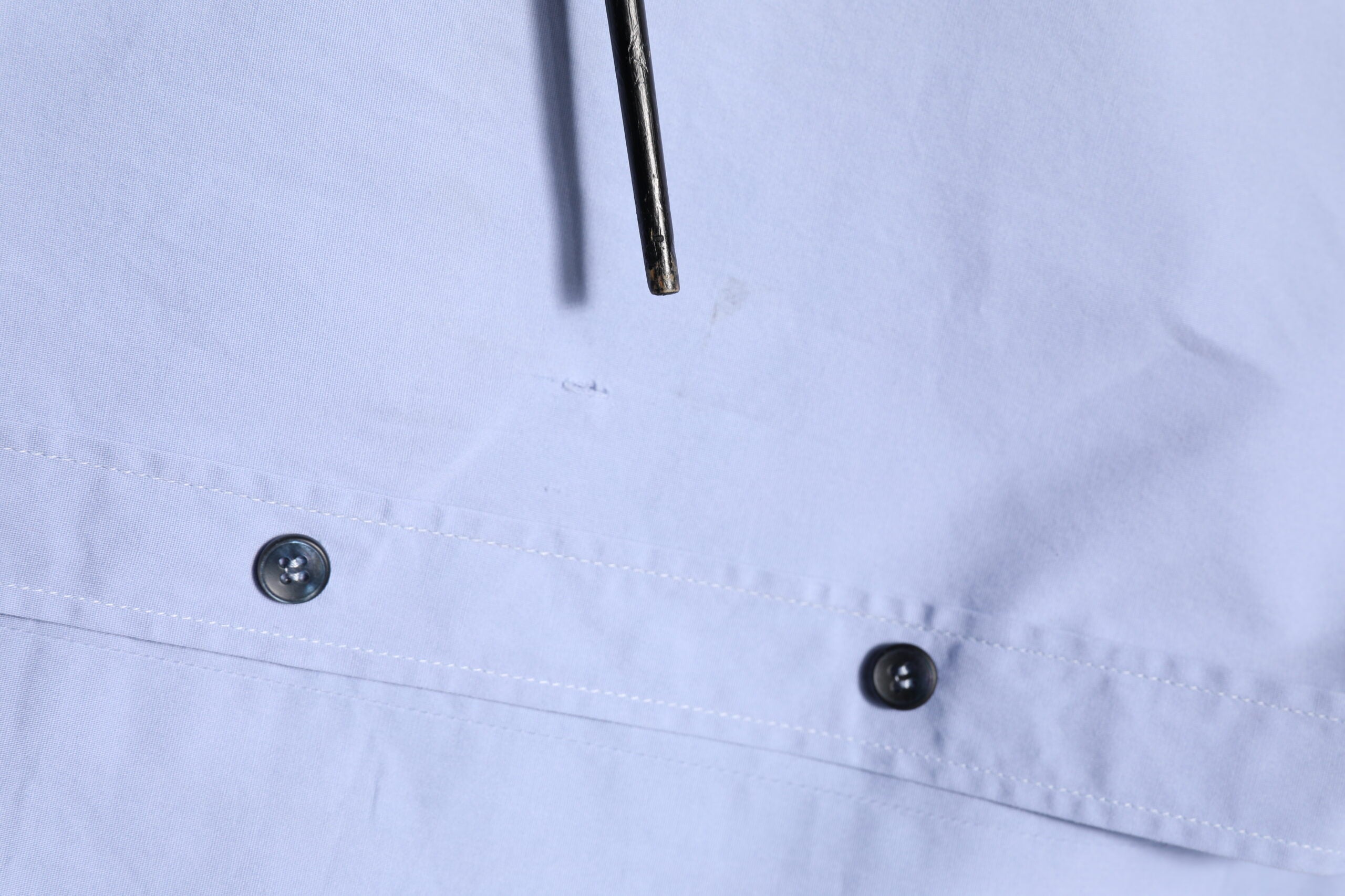 Blue Cotton GOLD Long Sleeves Dress Shirt