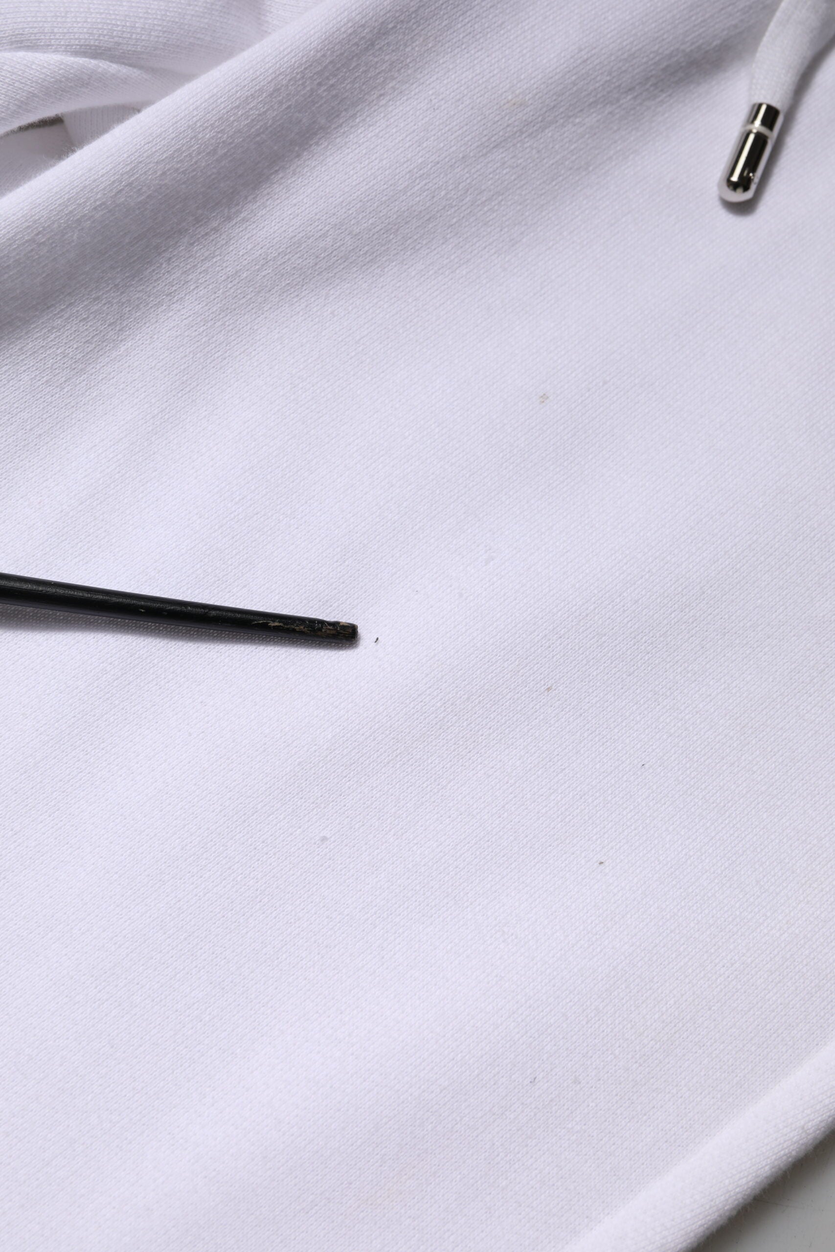 White Cotton Stretch Jogger Sweatpants Pants