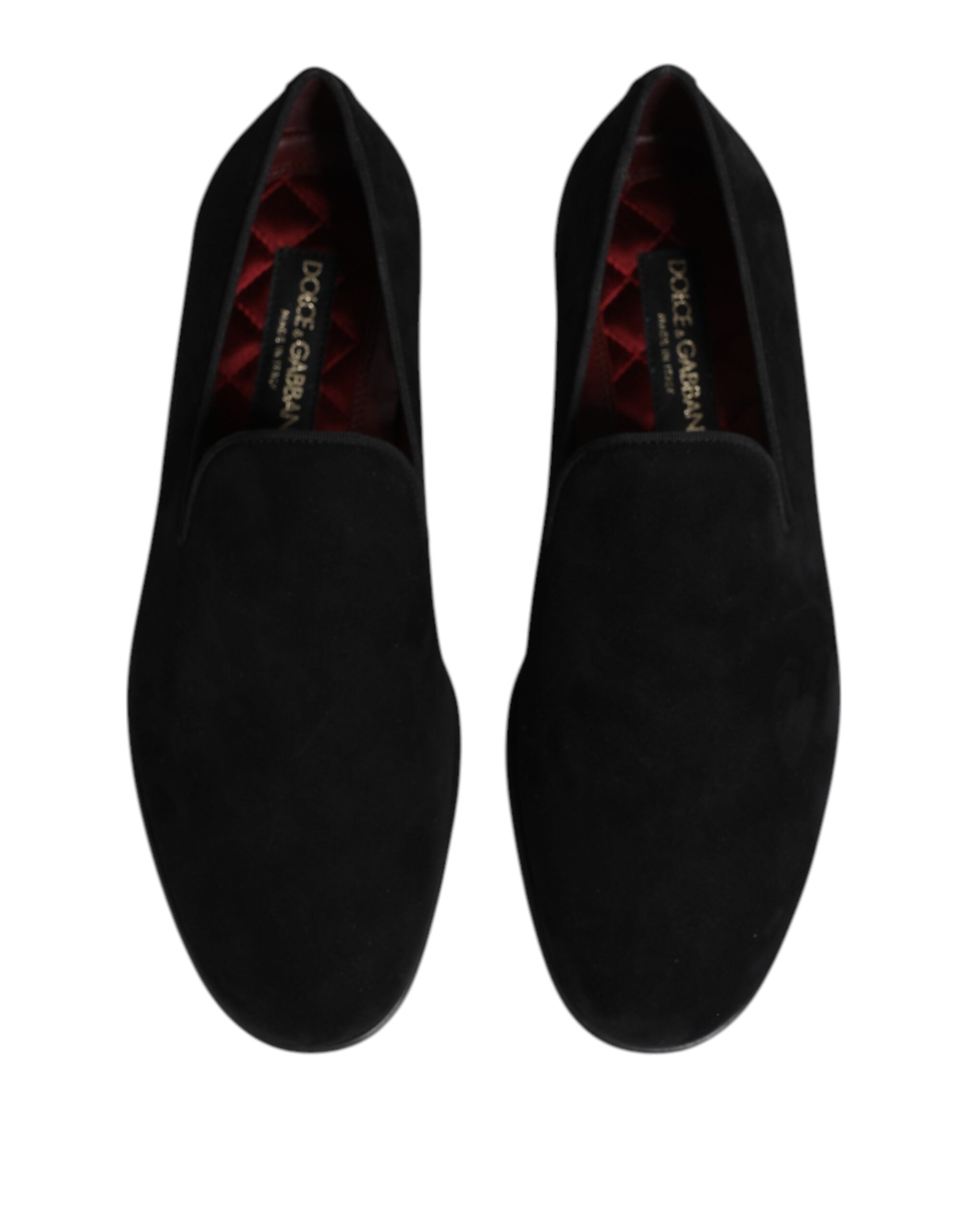 Black Suede Slip On Loafers Formal Shoes