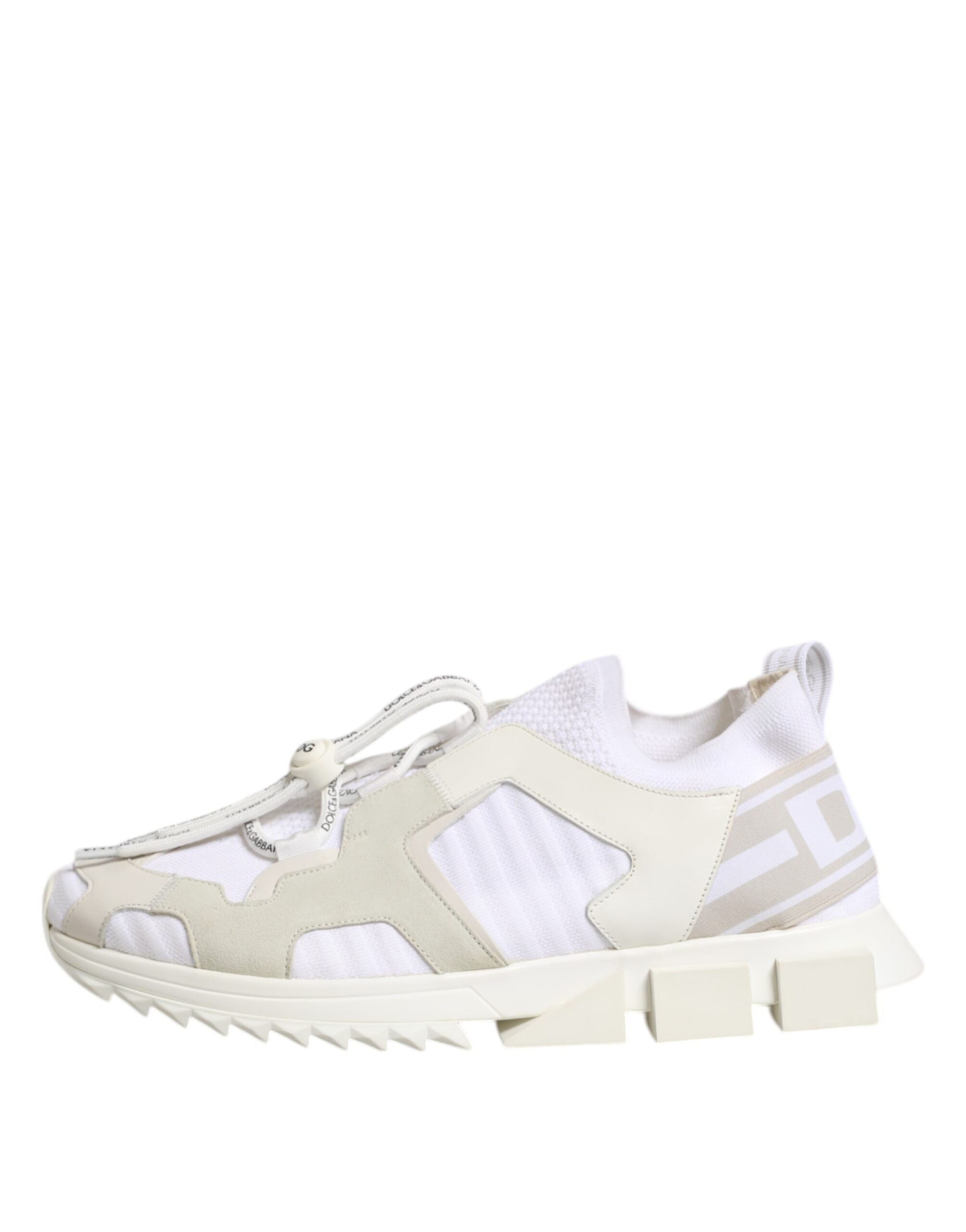 White Mesh Sorrento Trekking Sneakers Shoes