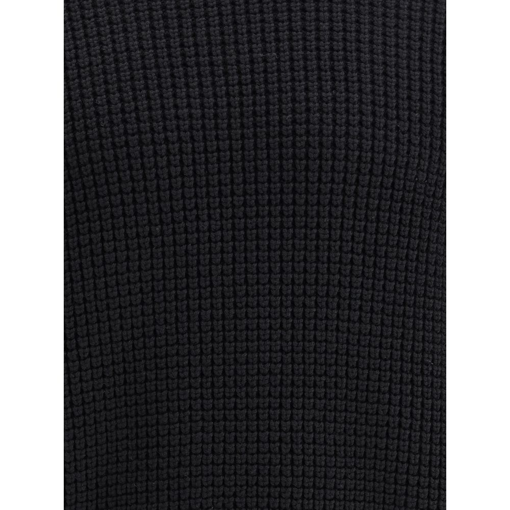 Black Wool Sweatshirt