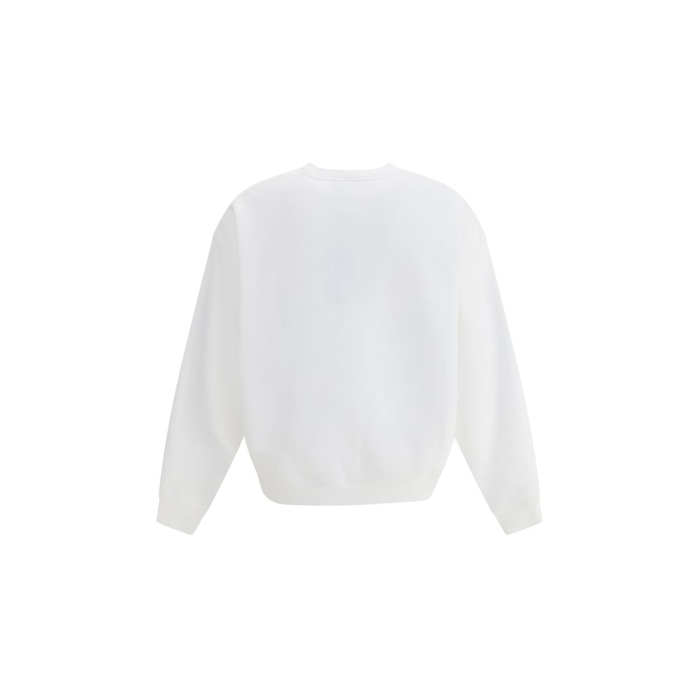 White Cotton Sweatshirt