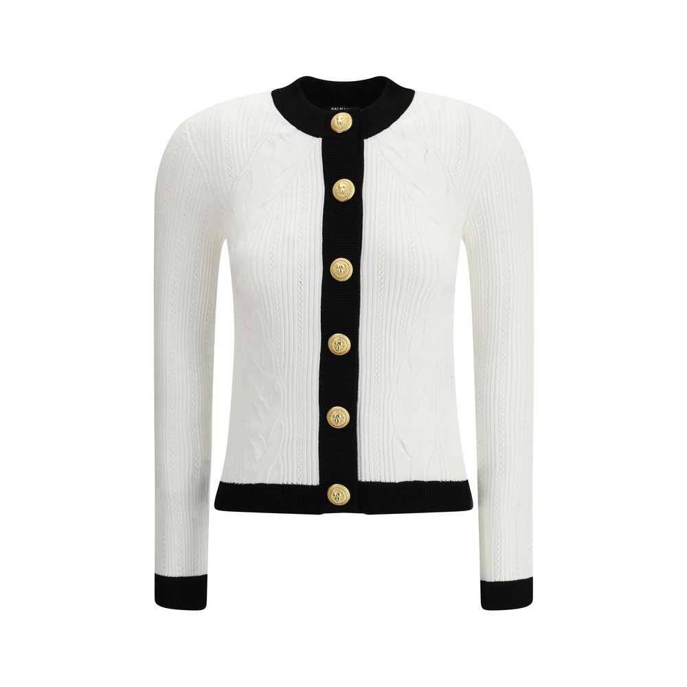 White Viscose Cardigan