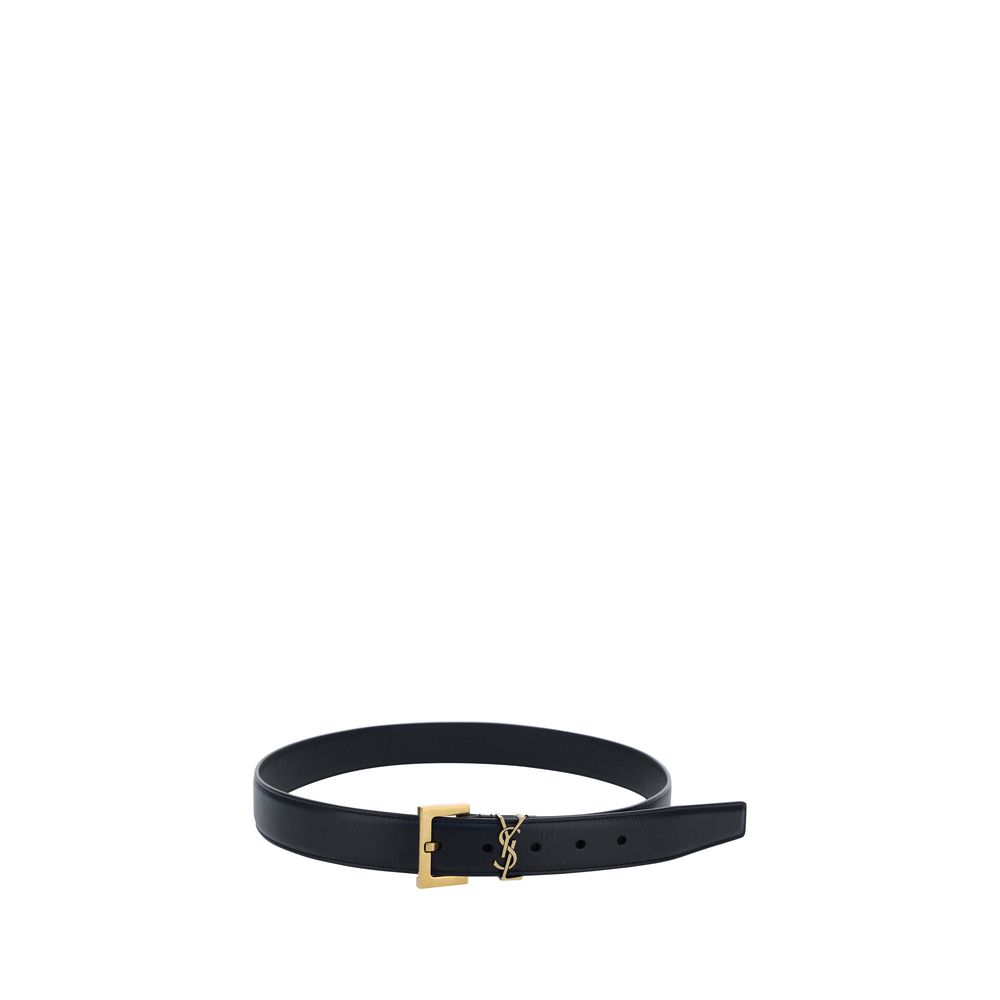 Black Calf Leather Bos Taurus Regular Belt