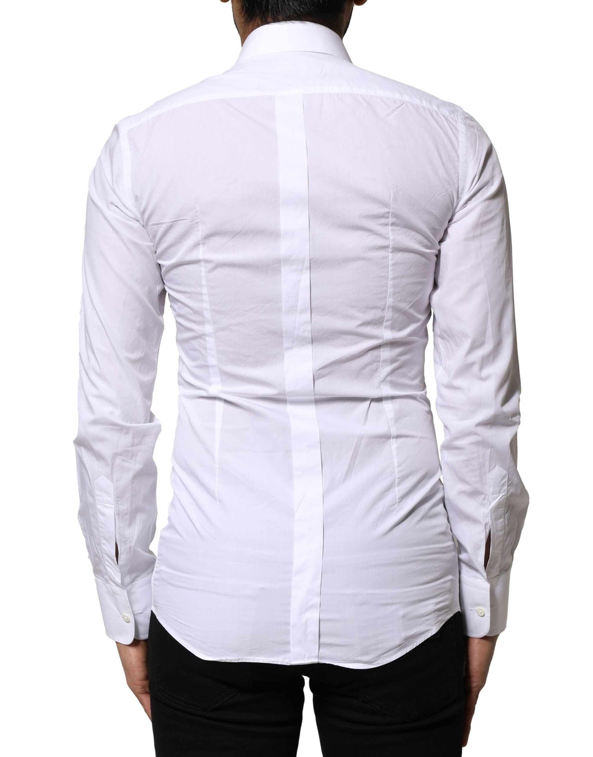 White GOLD Cotton Poplin Formal Dress Shirt