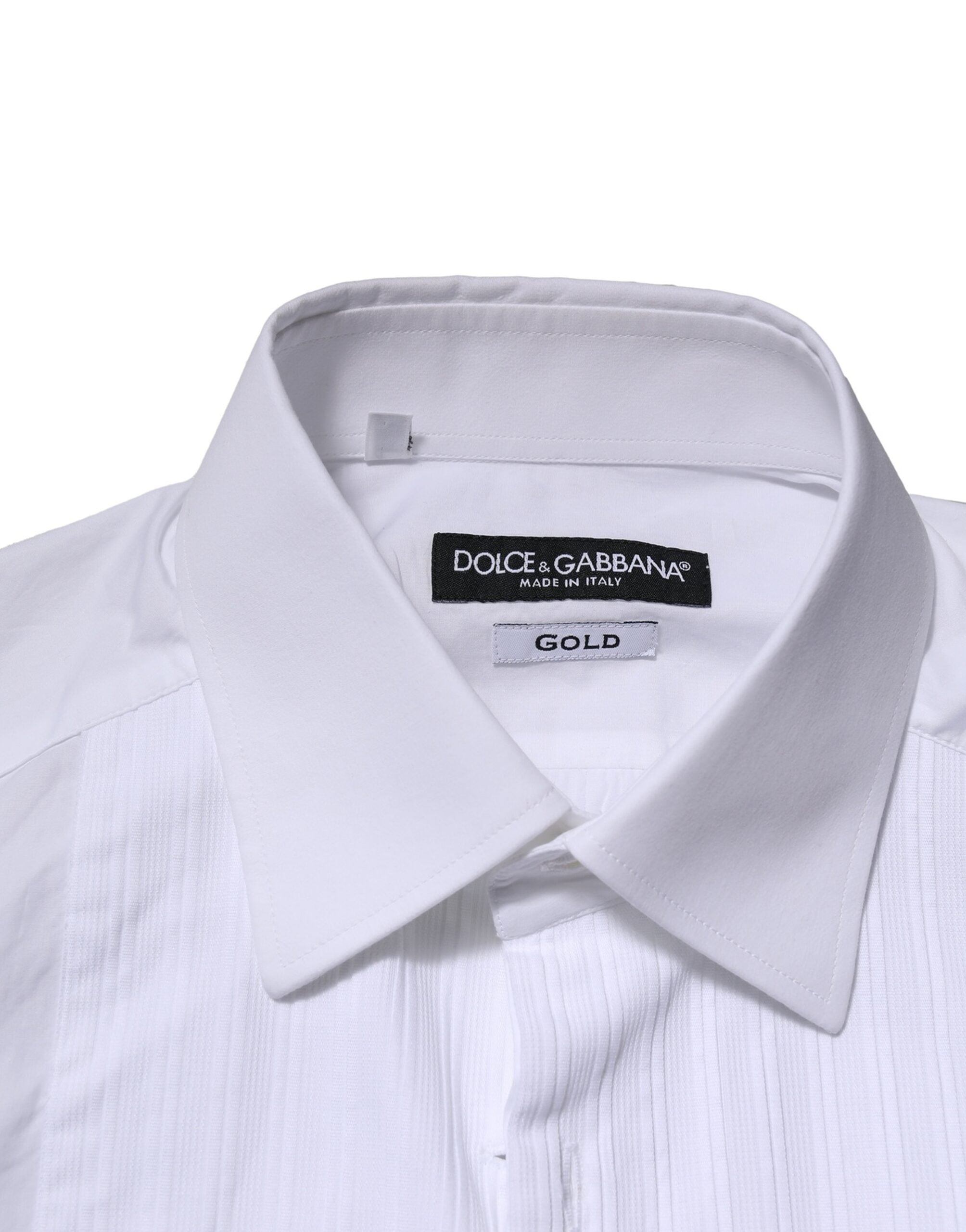White GOLD Cotton Poplin Formal Dress Shirt