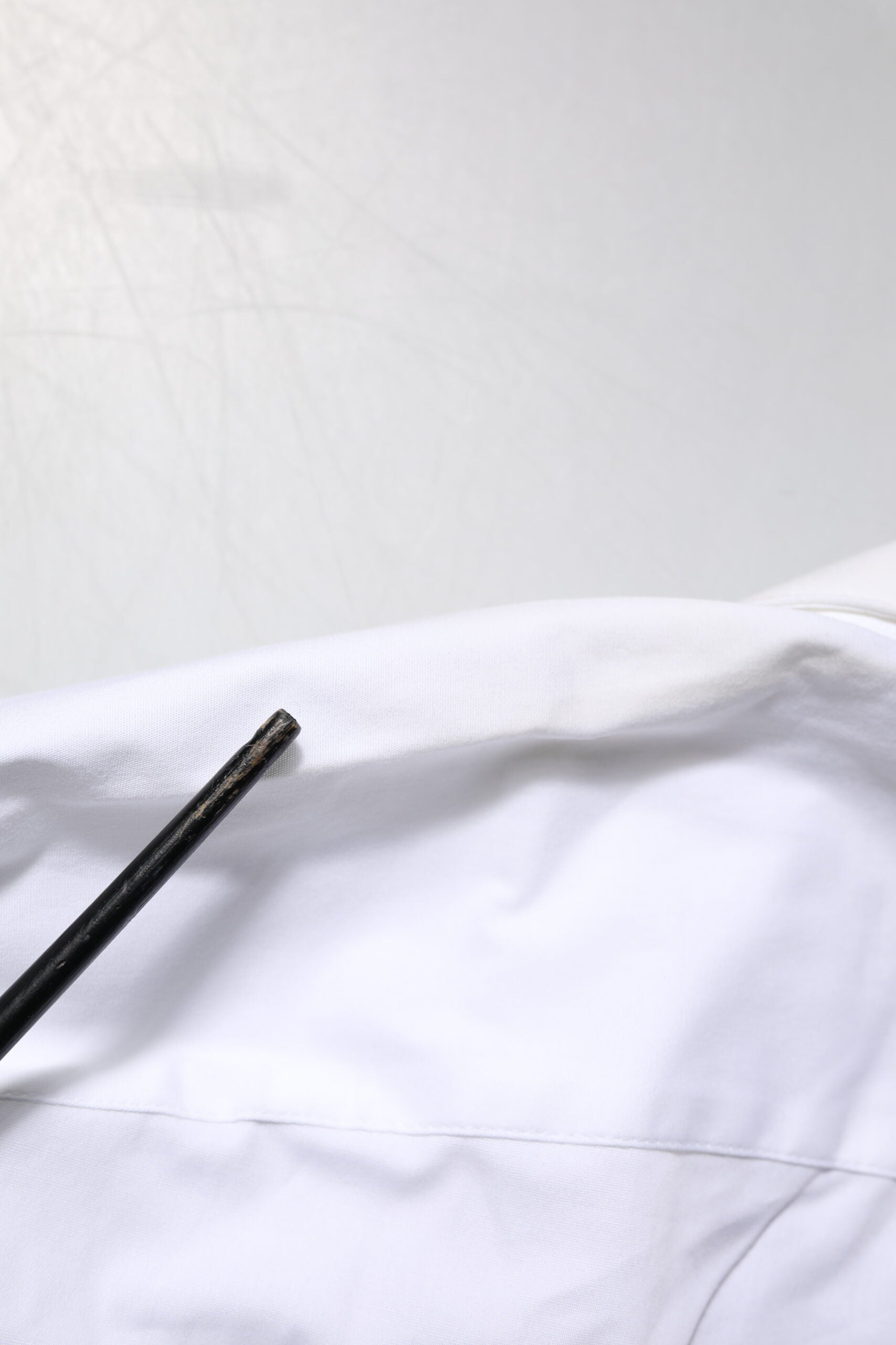 White GOLD Cotton Collared Dress Shirt Top