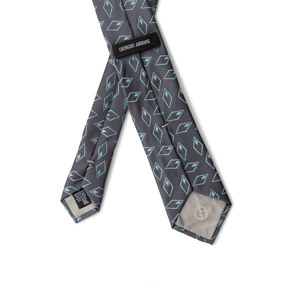 Gray Silk Tie