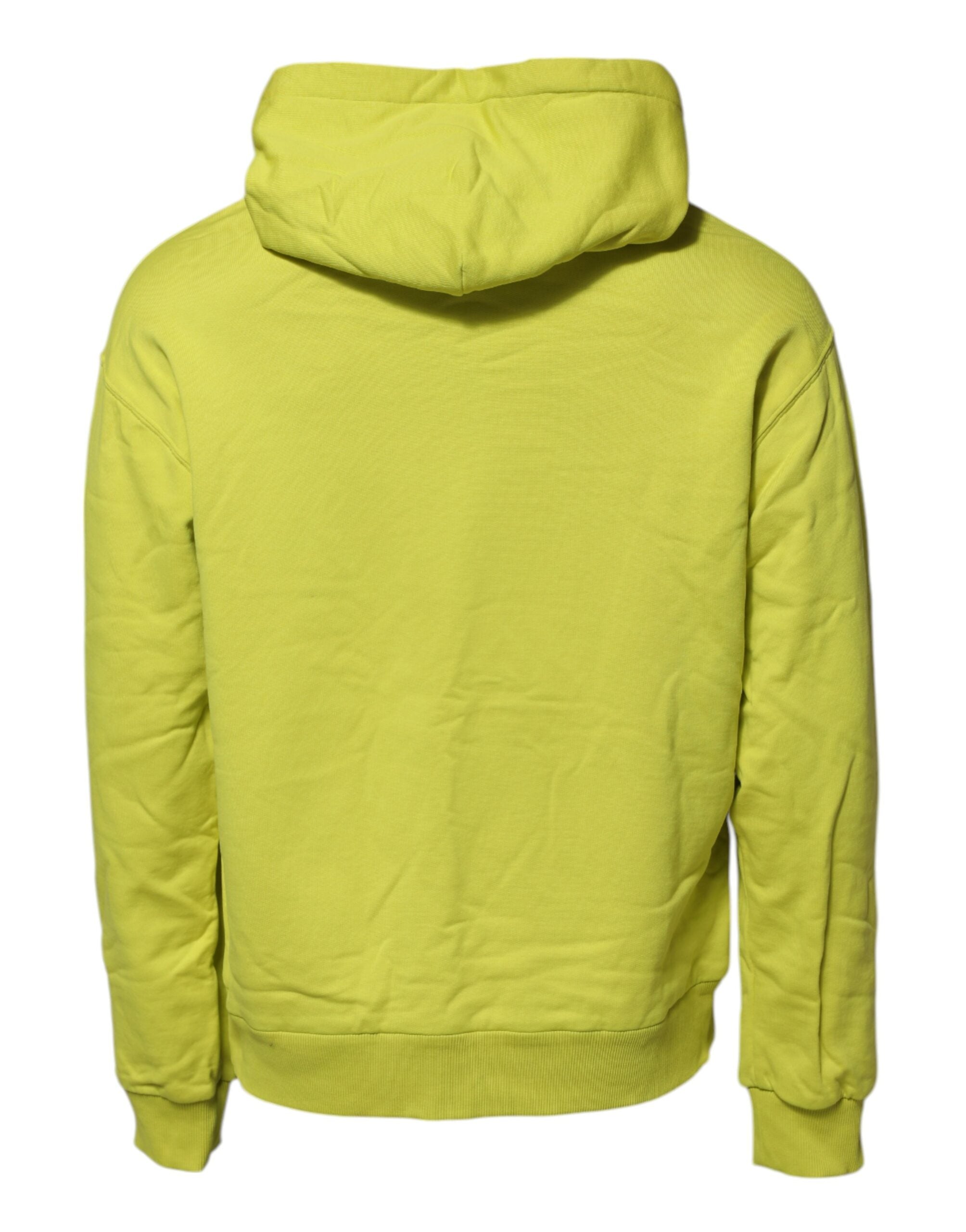 Green Cotton Hooded Logo Sweatshirt Sweater