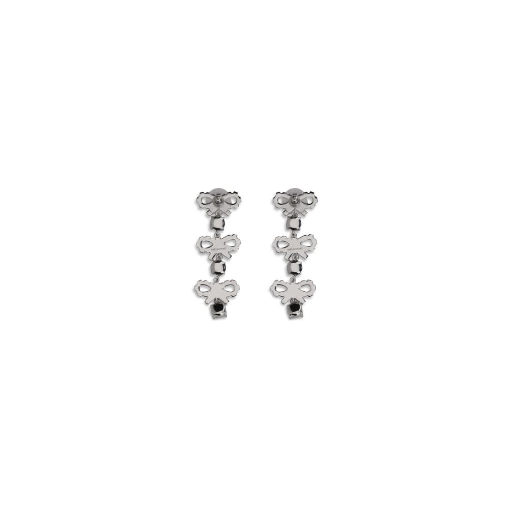 Silver Metal Earrings