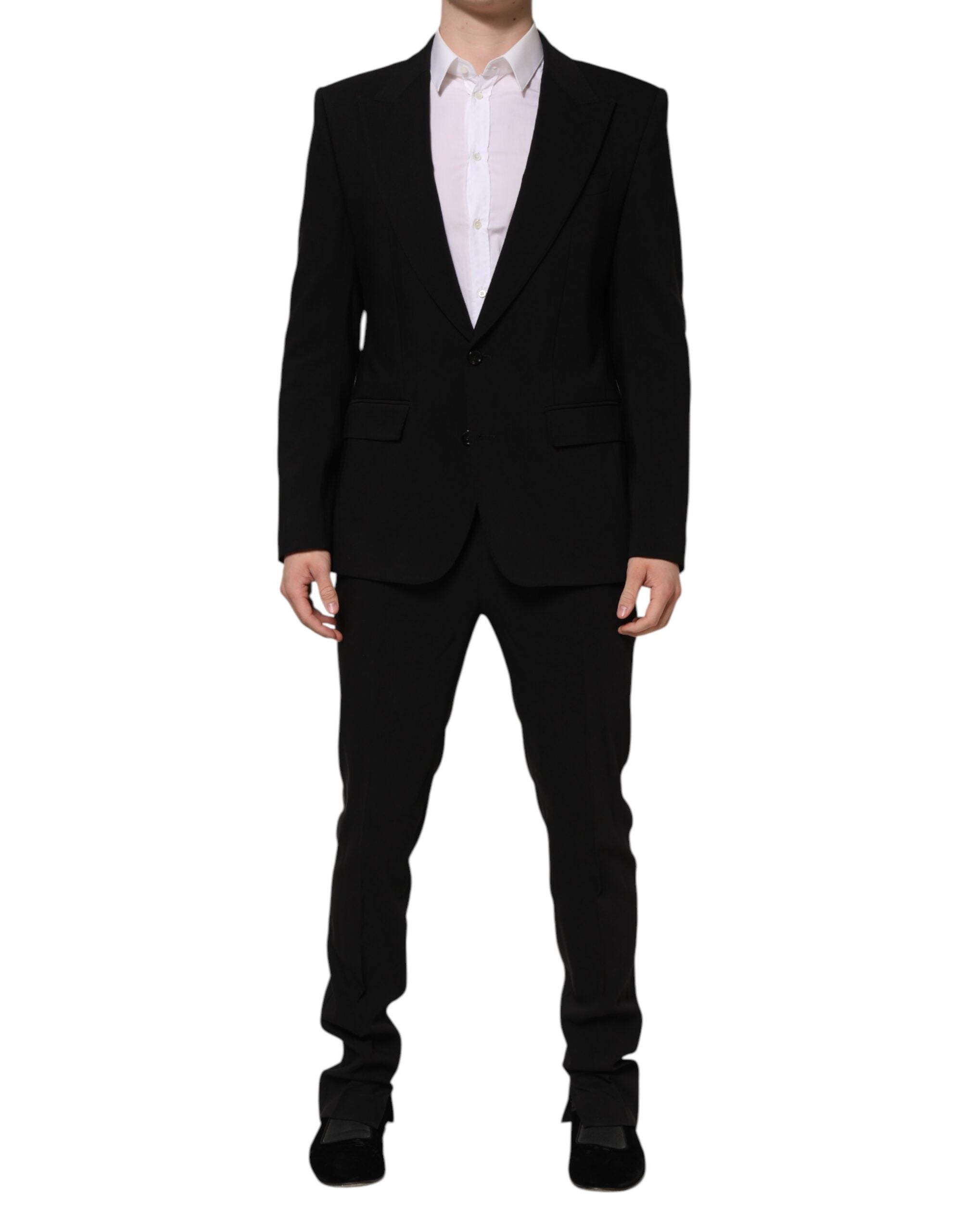 Black MARTINI Single Breasted 2 Piece Suit