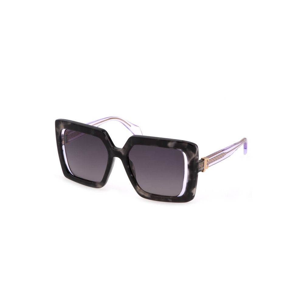 Black Plastic Women Sunglass