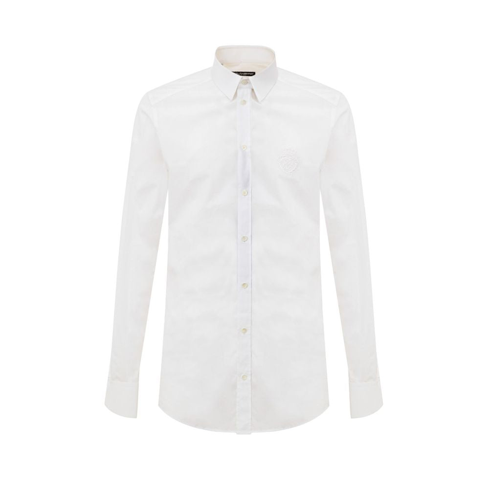White Cotton Dress Shirt