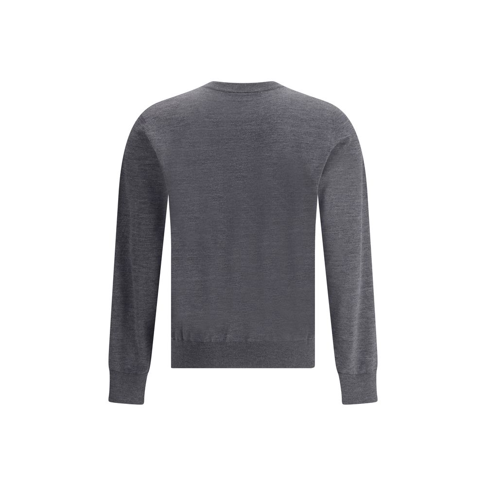 Gray Fleece Wool Sweatshirt