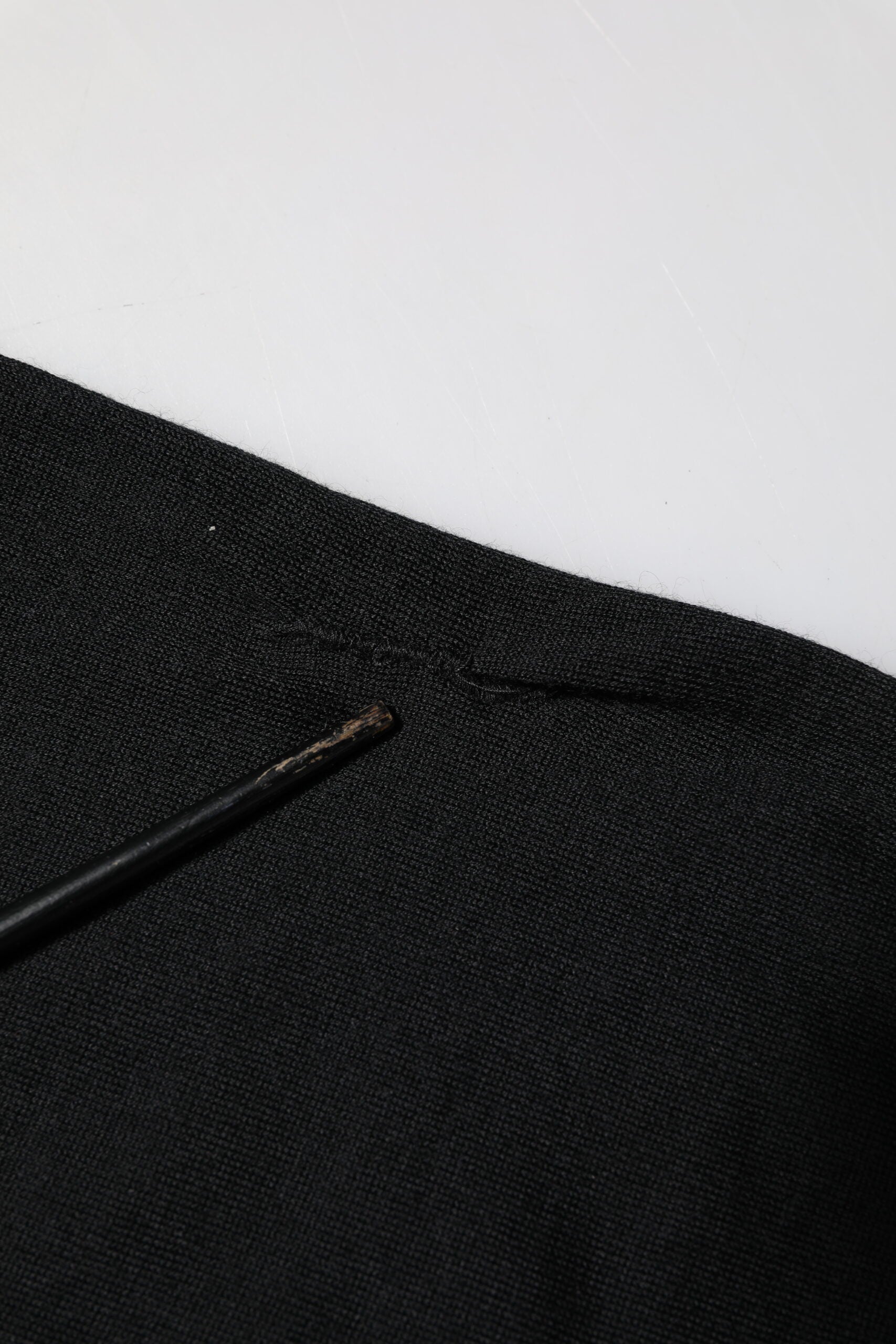 Black Cashmere Crewneck Men Pullover Sweater