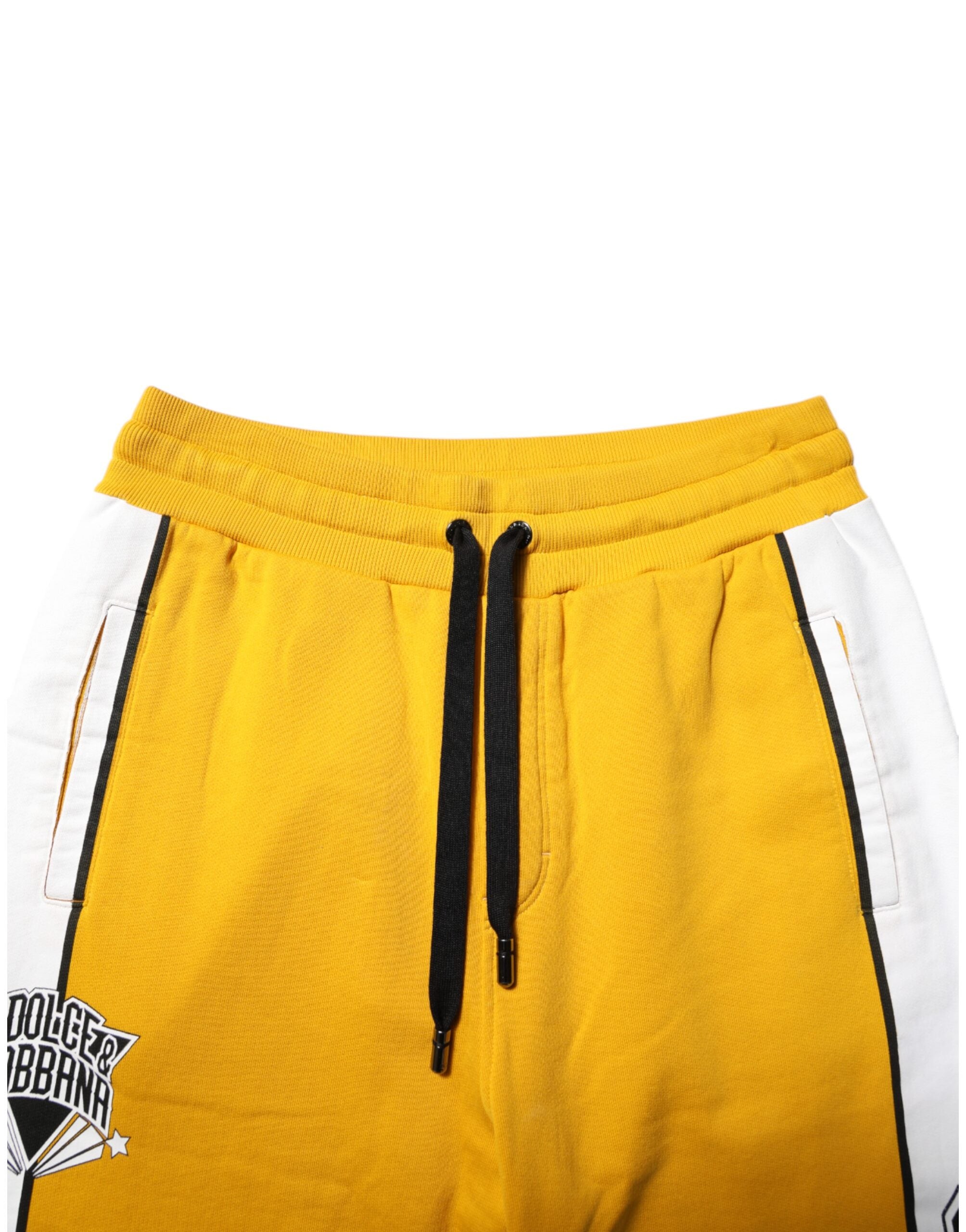 Yellow Cotton Sweatpant Jogger Trouser Pants