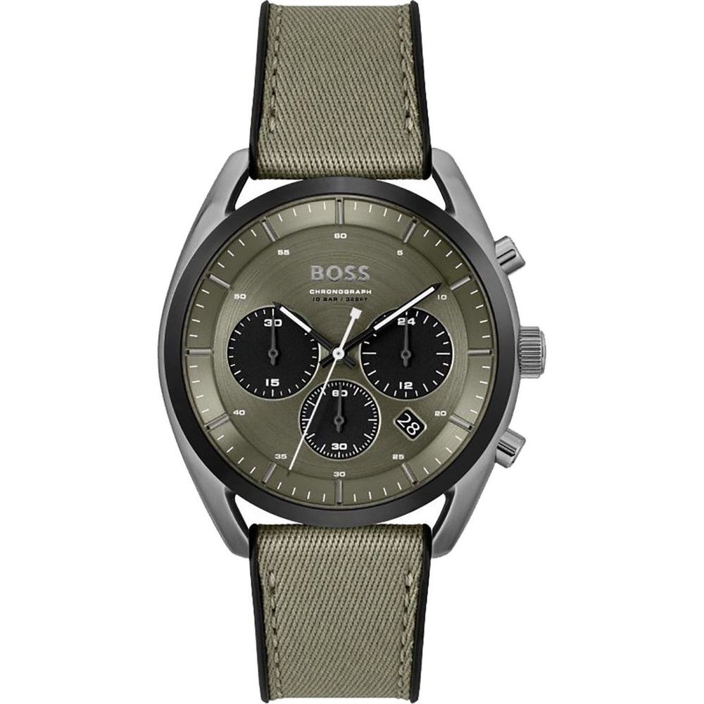 Green Fabric Dress Watch