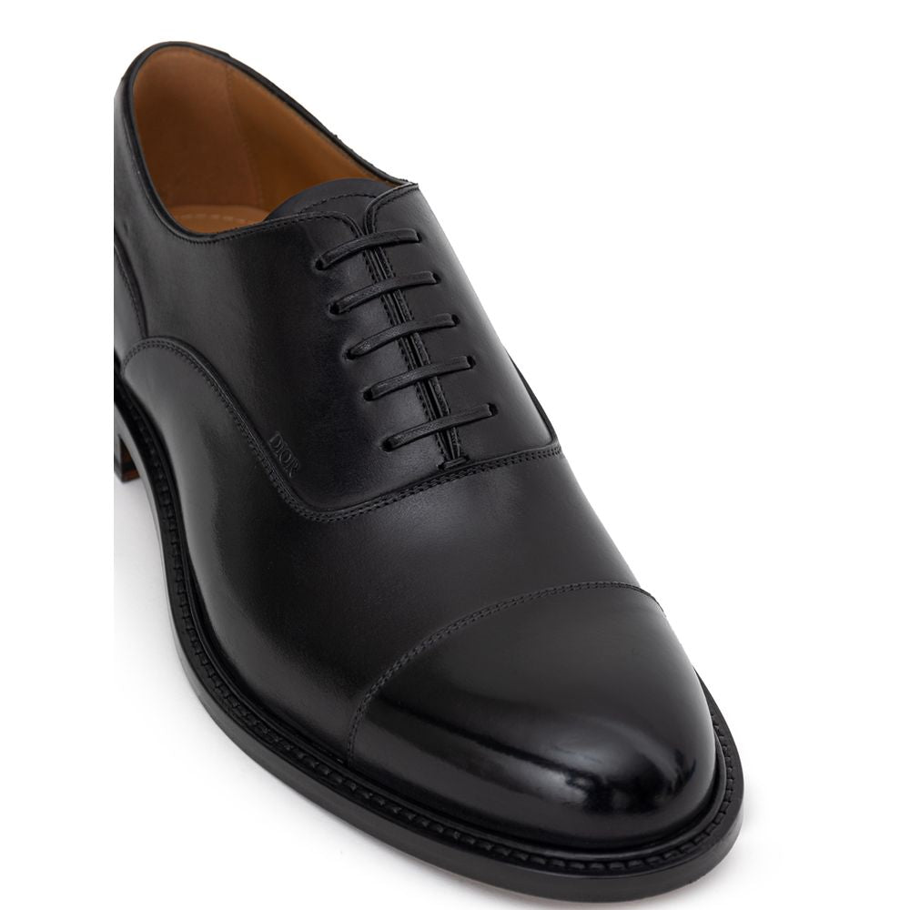Black Leather Oxfords And Derbies