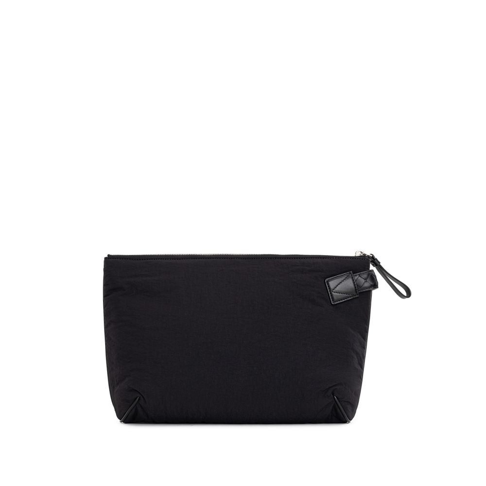 Black Nylon Clutch Bag