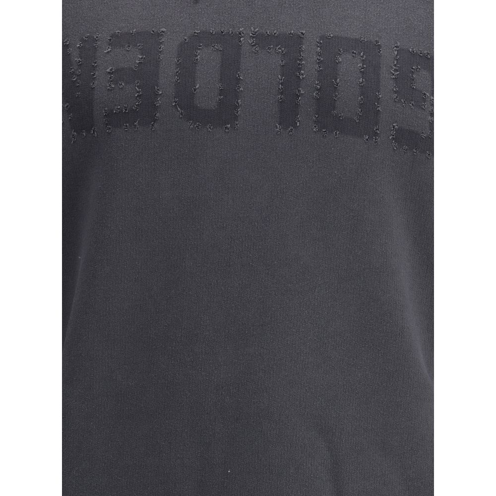 Black Cotton Sweatshirt