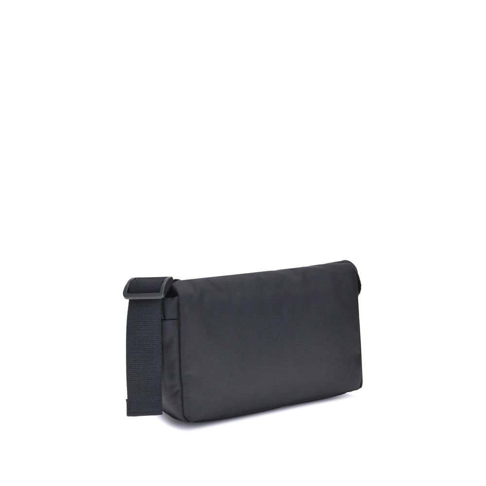Black Polyamide Shoulder Bag