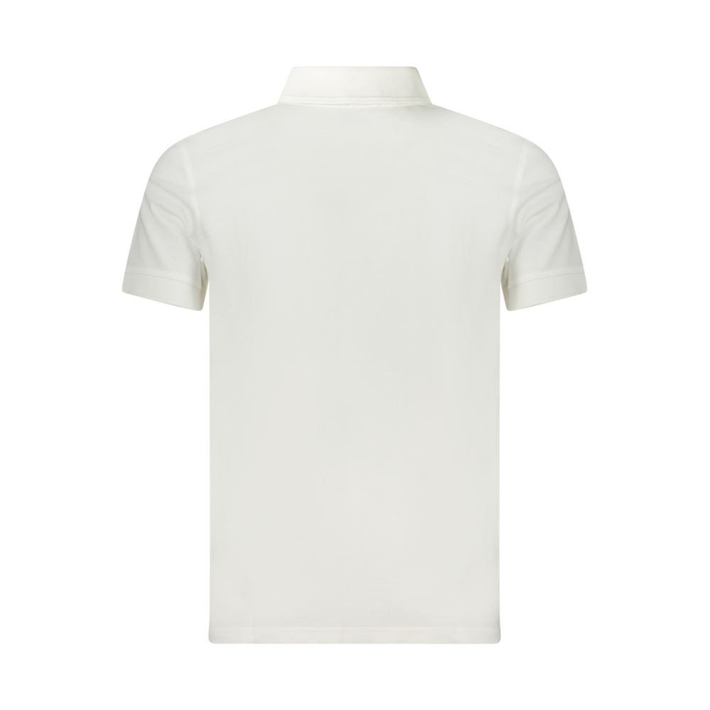 White Cotton Polo Shirt
