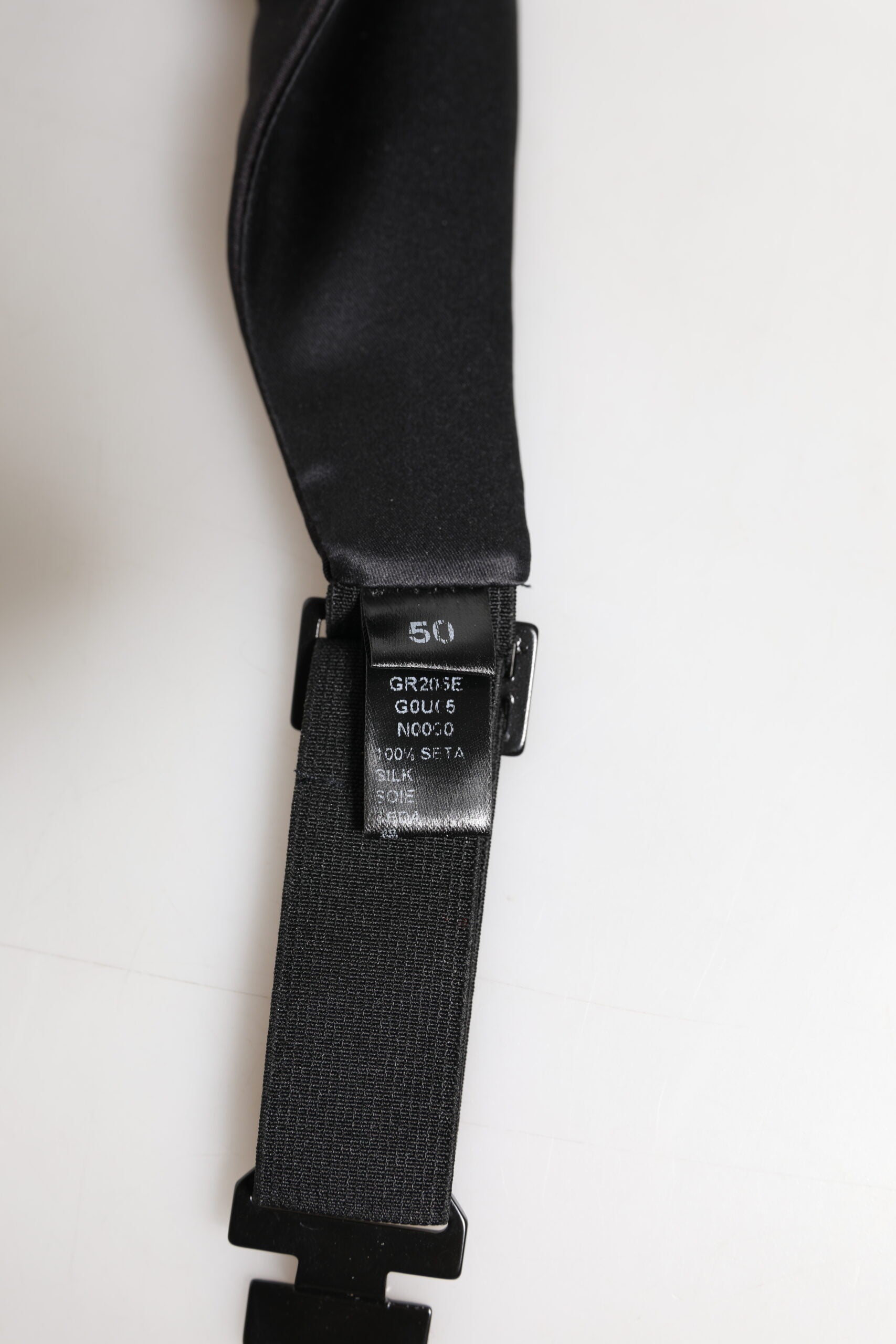 Black Men 100% Silk Belt Wide Waist Cummerbund