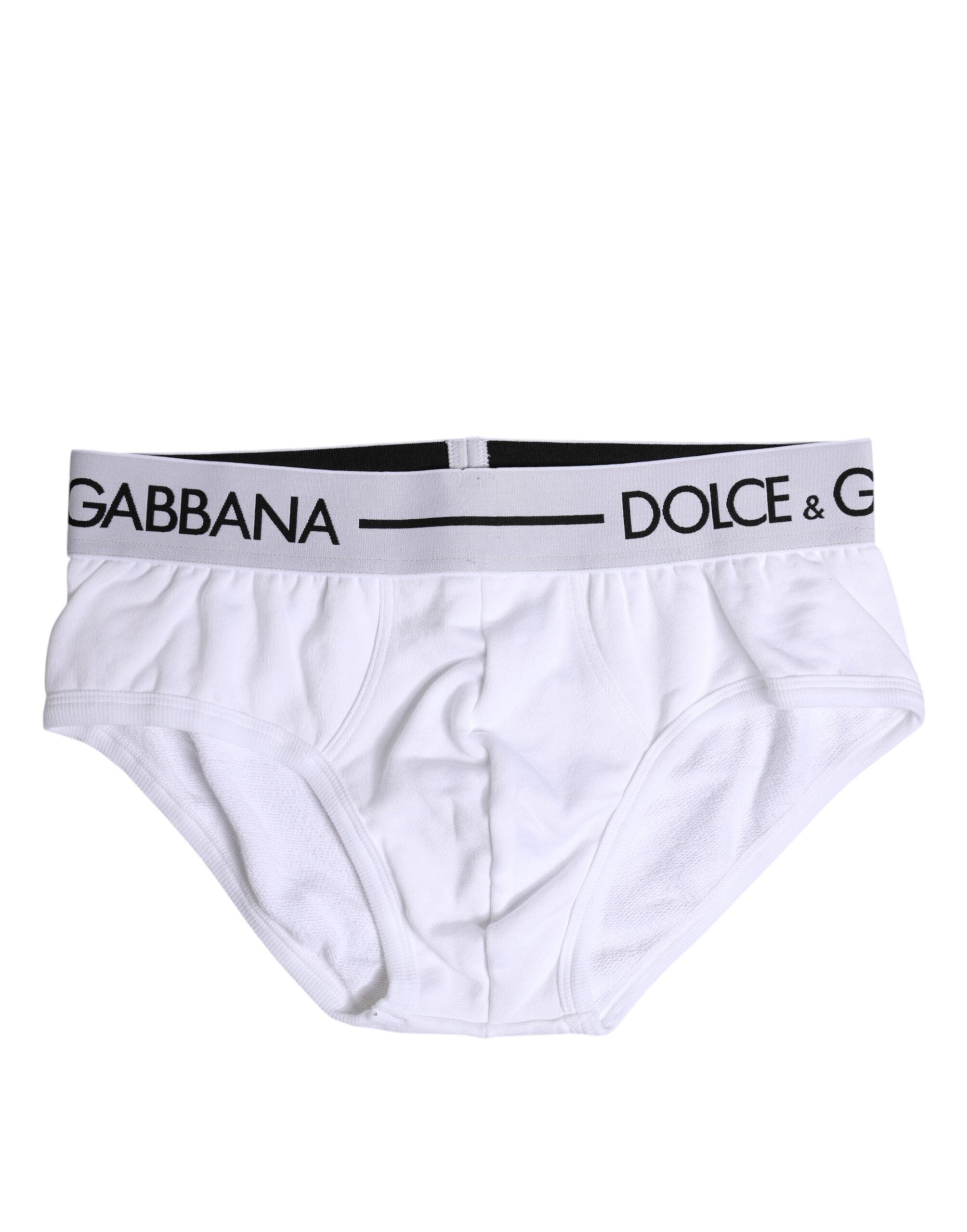 White Cotton Stretch Regular Brief Underwear
