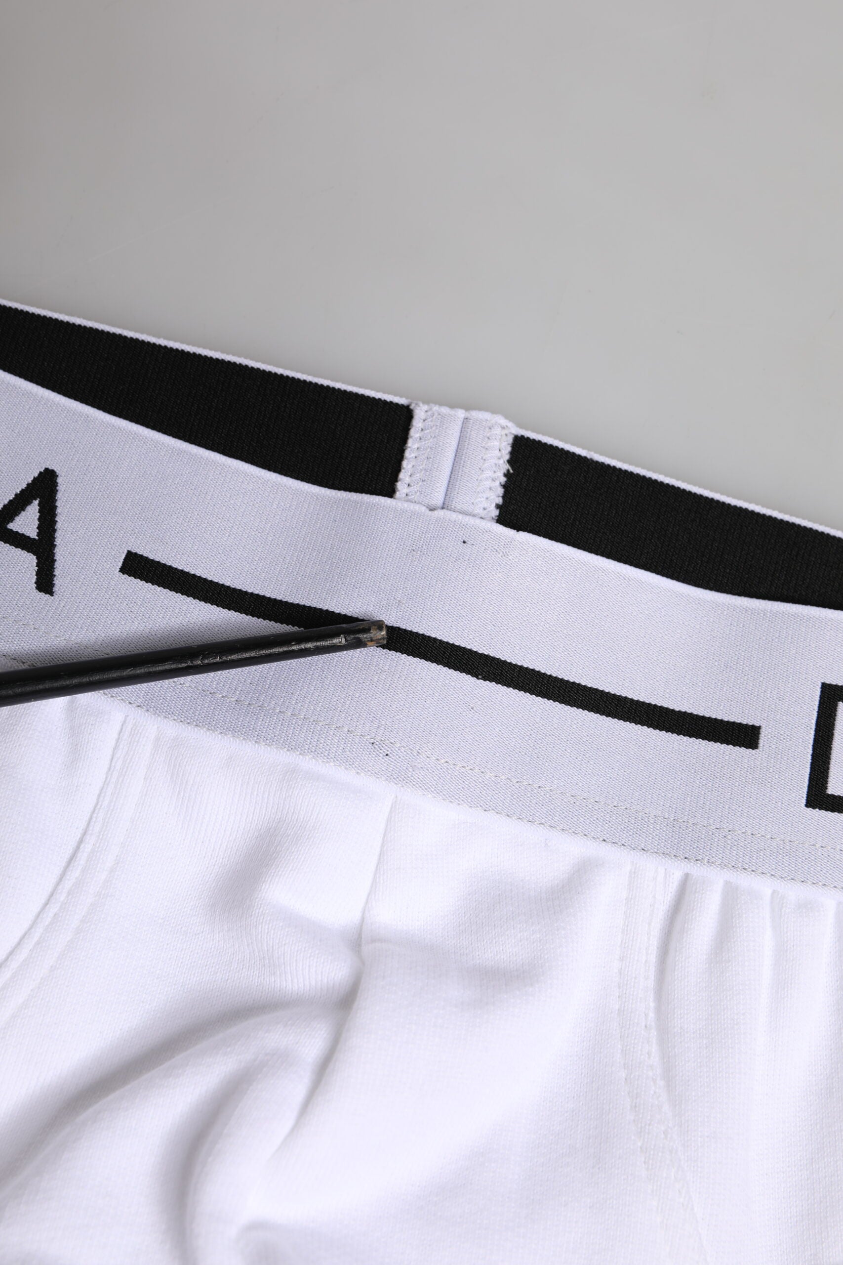 White Cotton Stretch Regular Brief Underwear