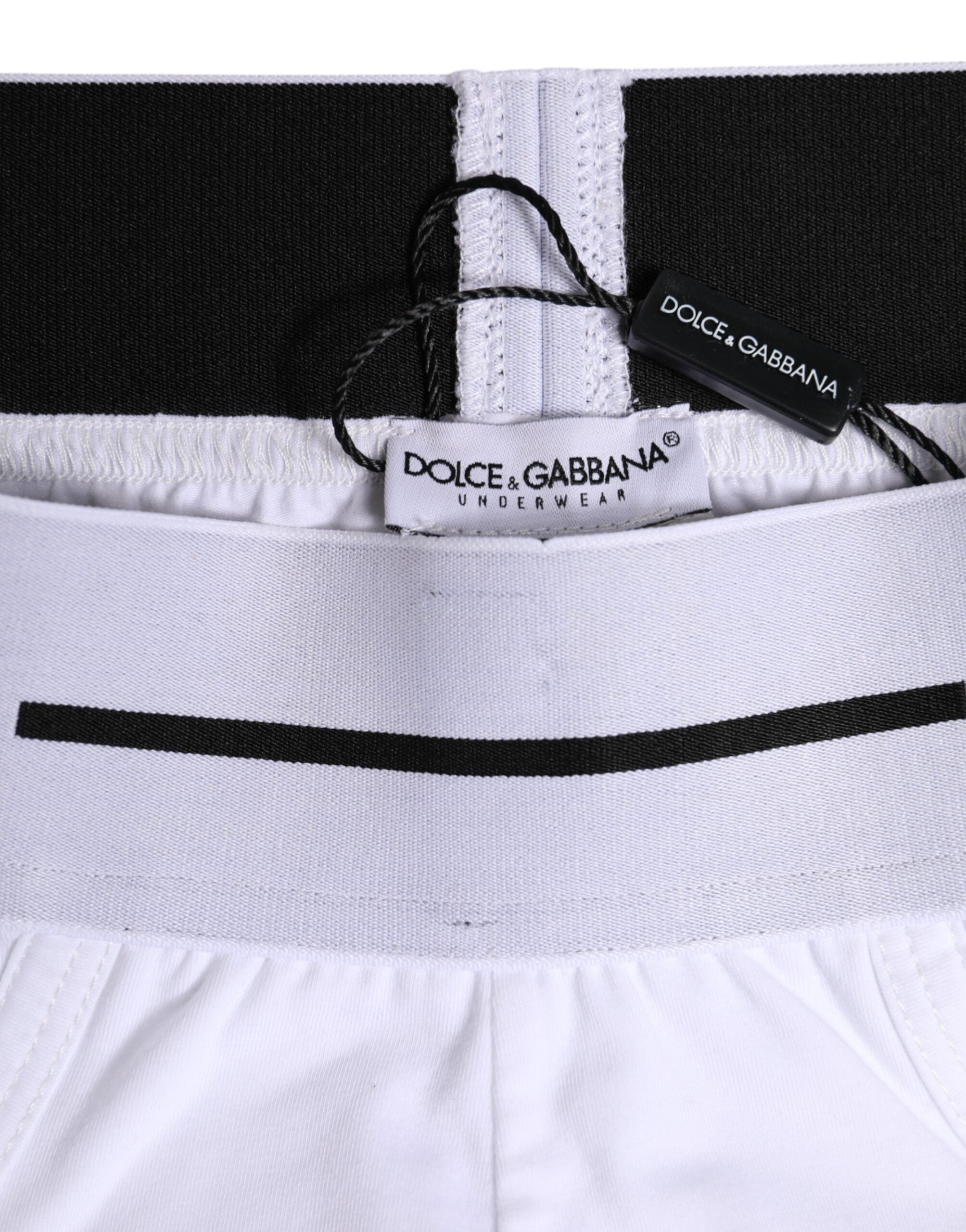 White Cotton Stretch Regular Brief Underwear