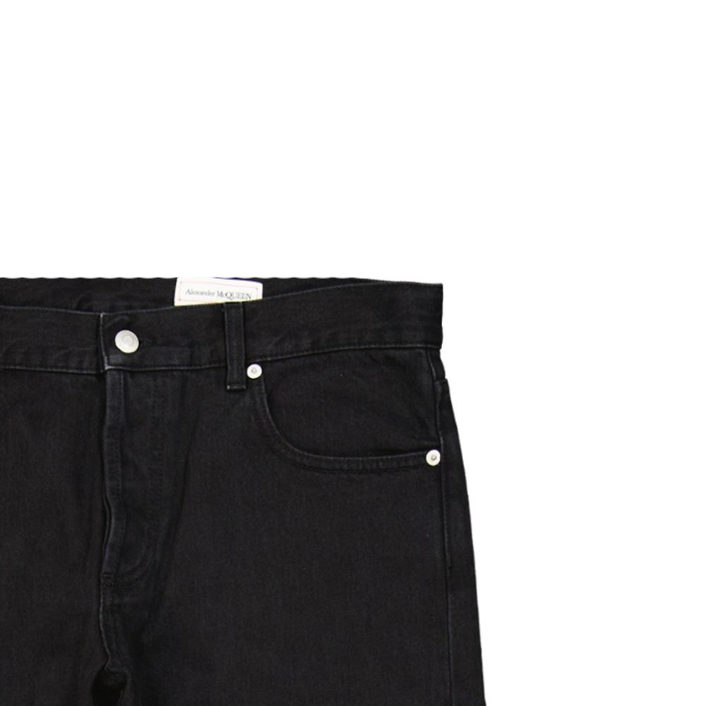 Black Cotton Jeans Denim