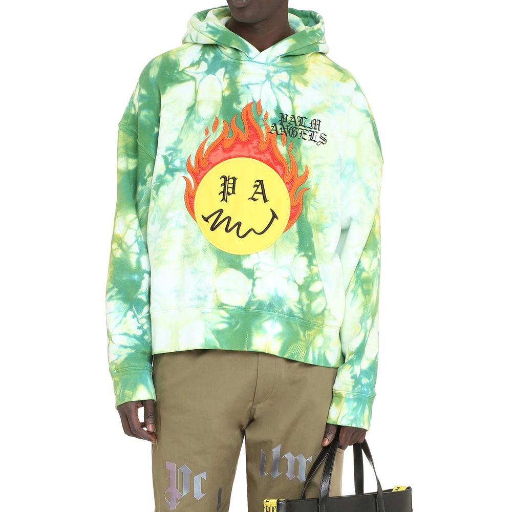 Green Cotton Sweatshirt