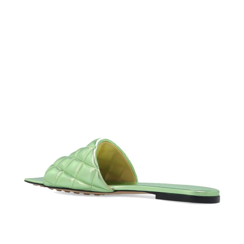 Green Calfskin Sandals