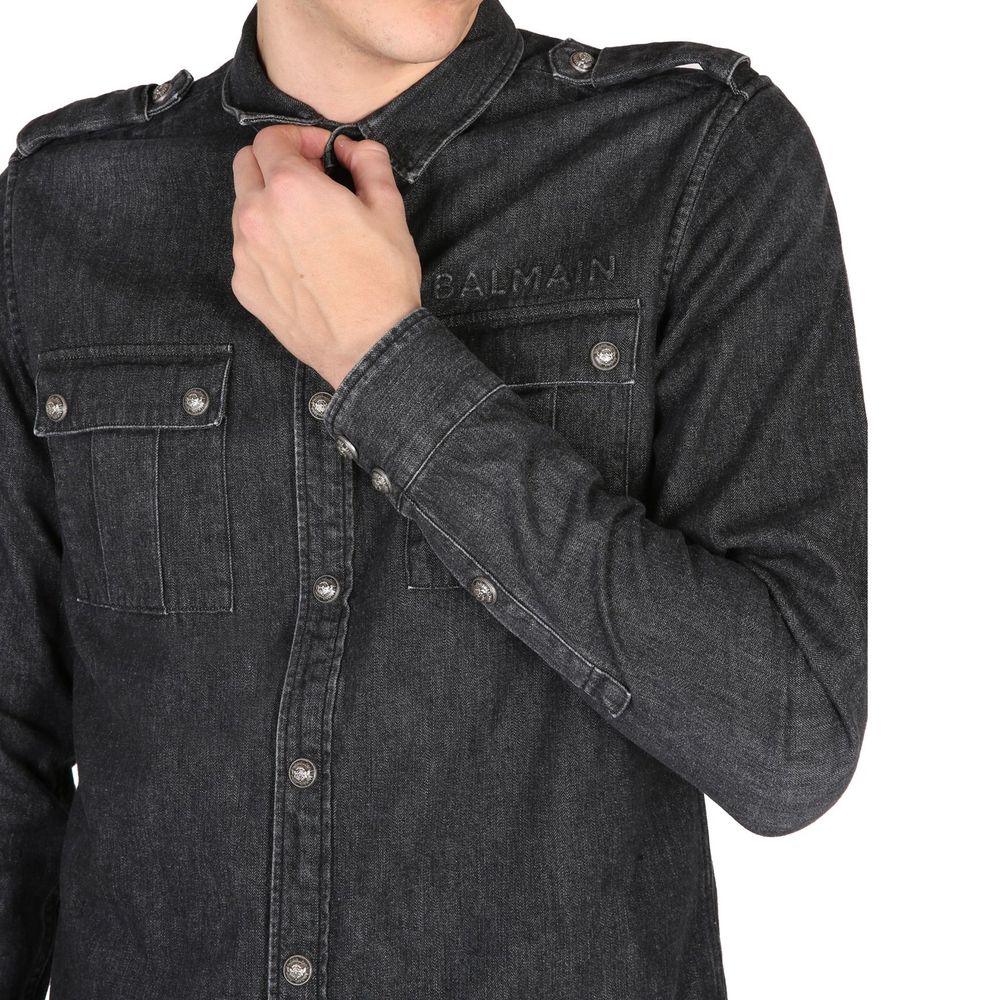 Black Denim Shirt