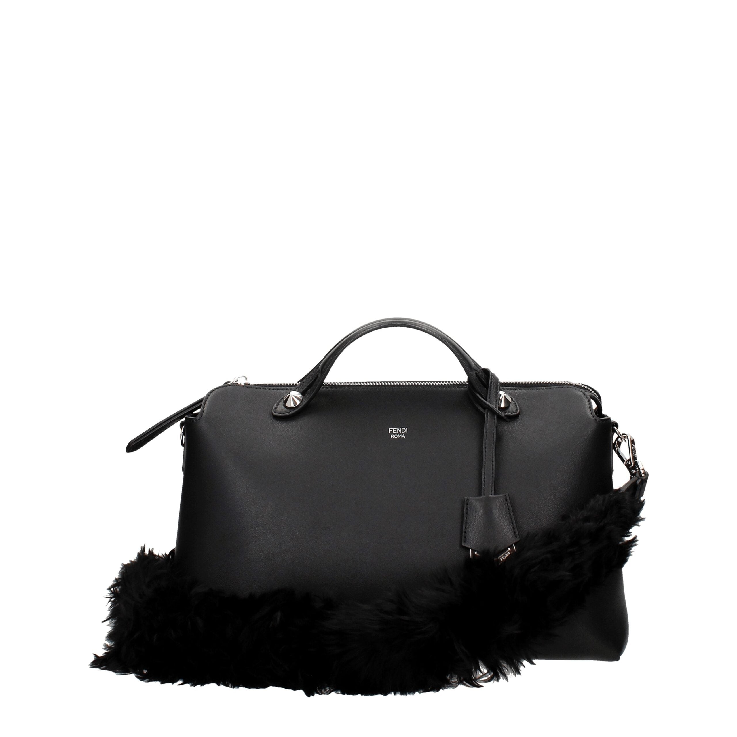 Black Leather Shoulder Bag