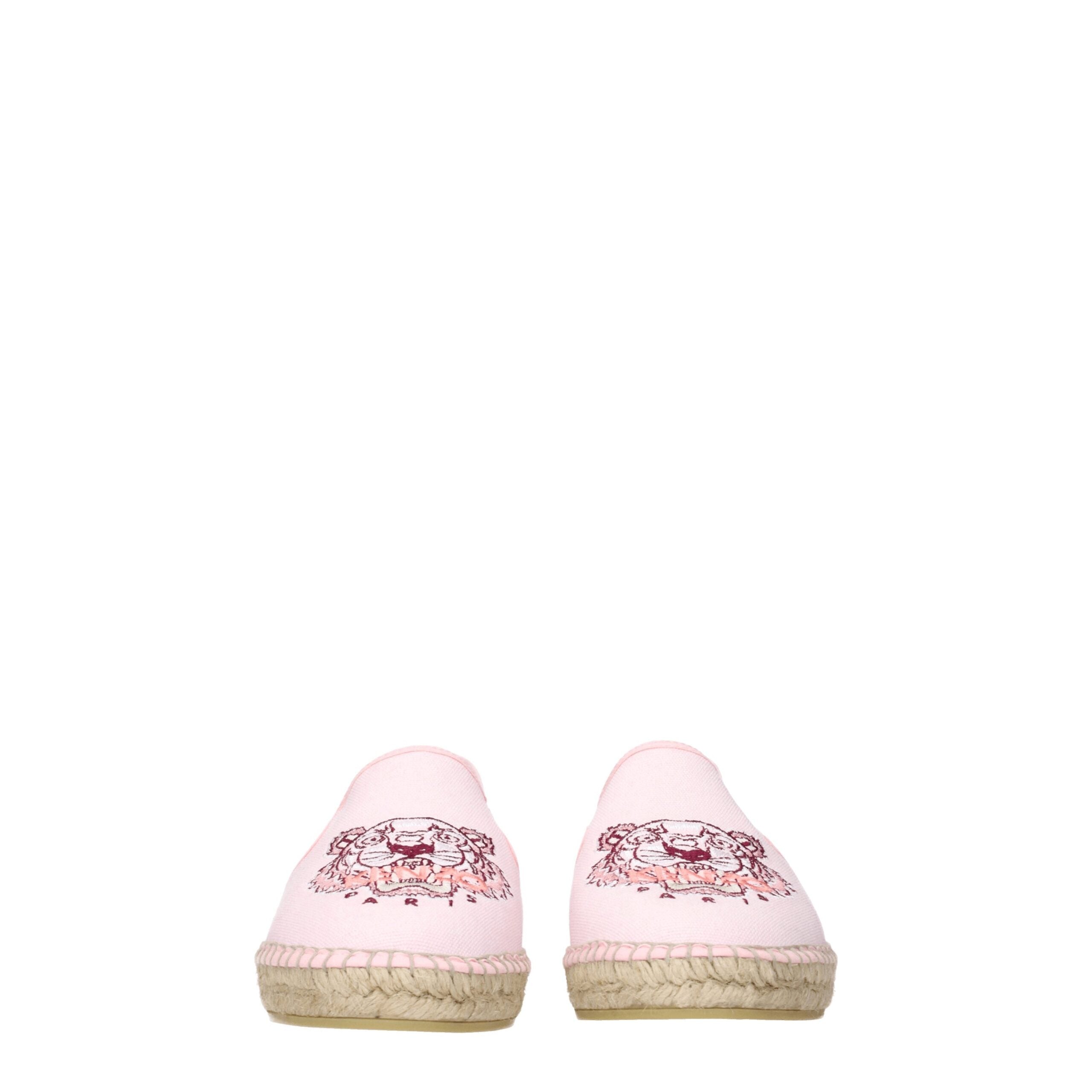 Pink Fabric Espadrilles