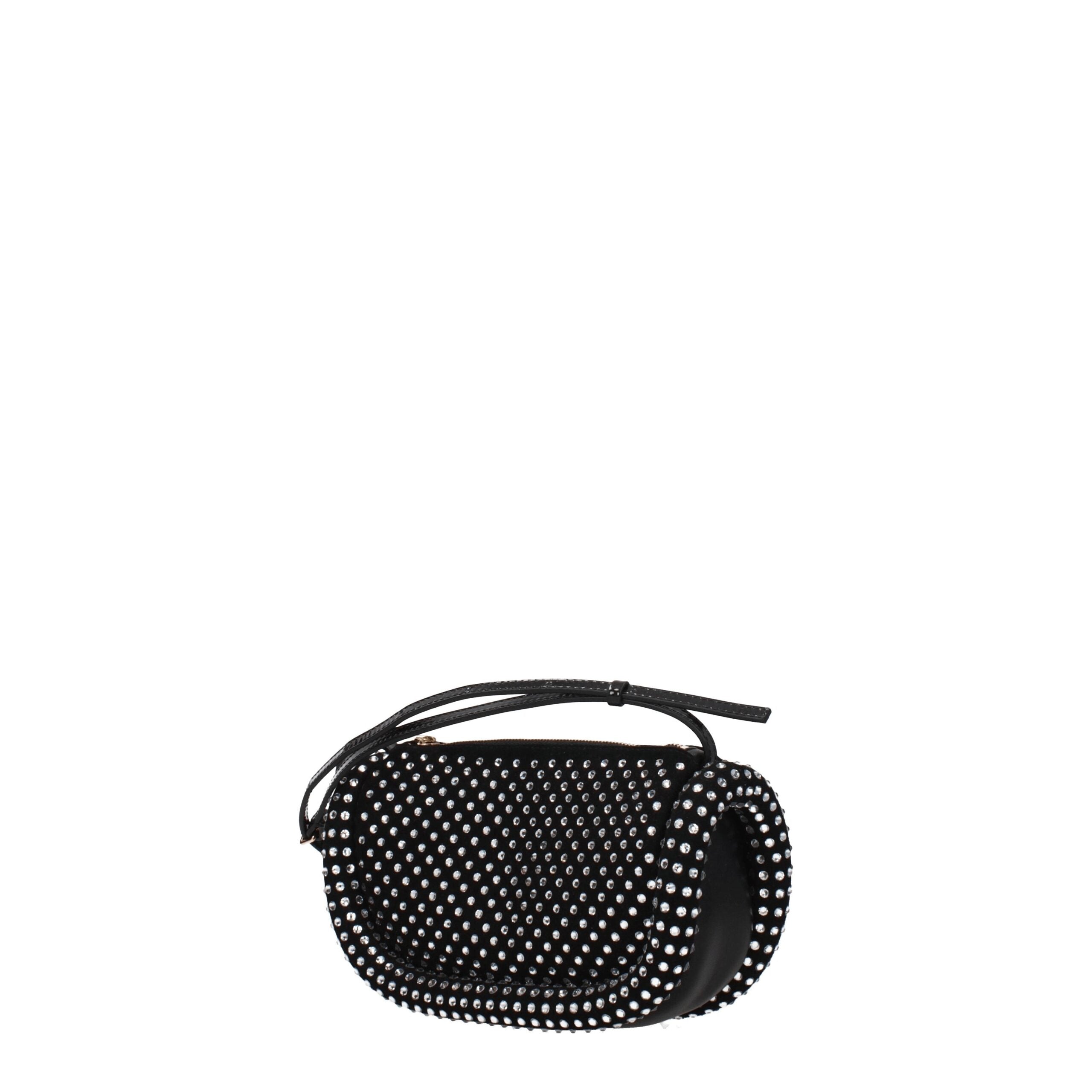Black Leather Crossbody Bag