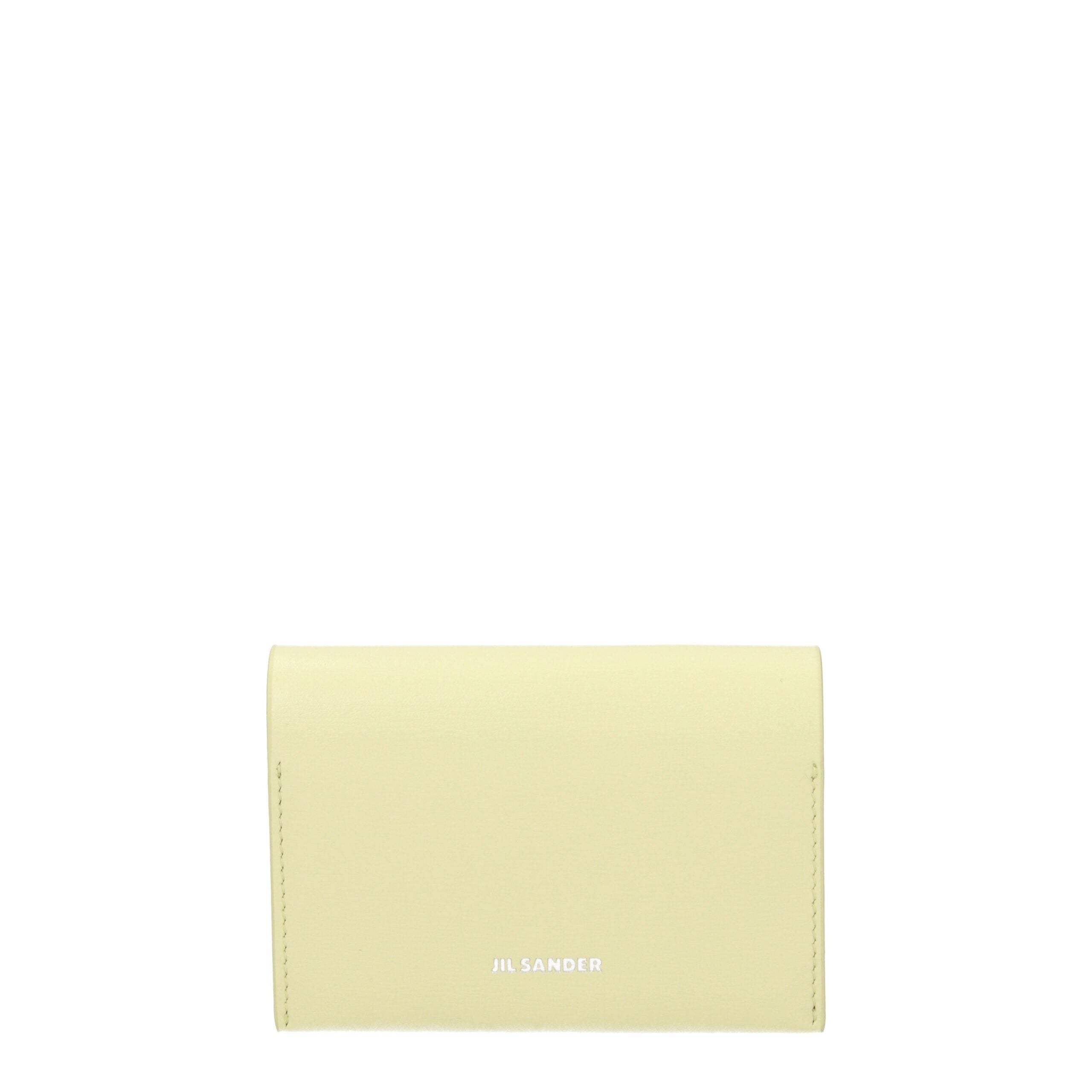Yellow Leather Cardholder