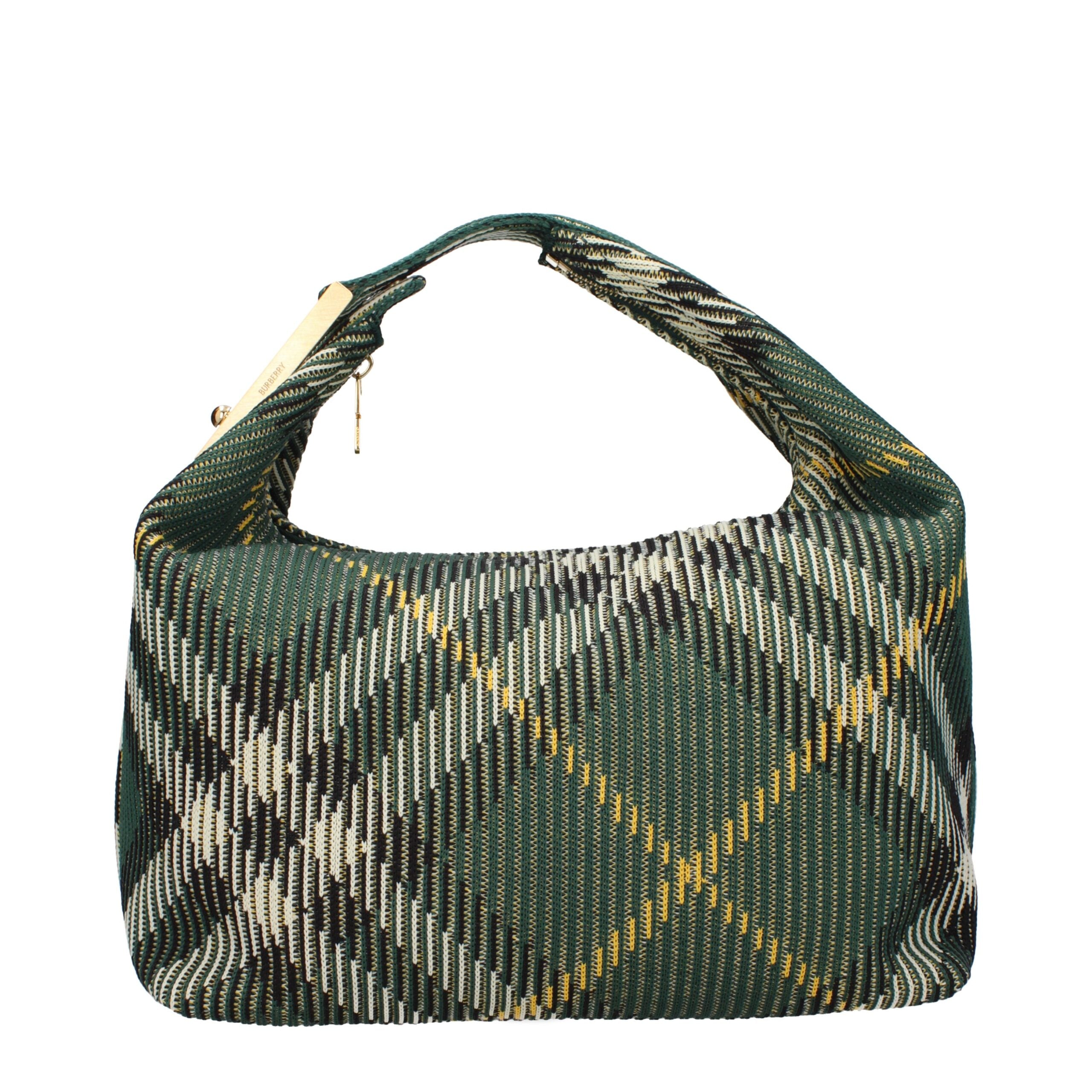 Green Fabric Handbag