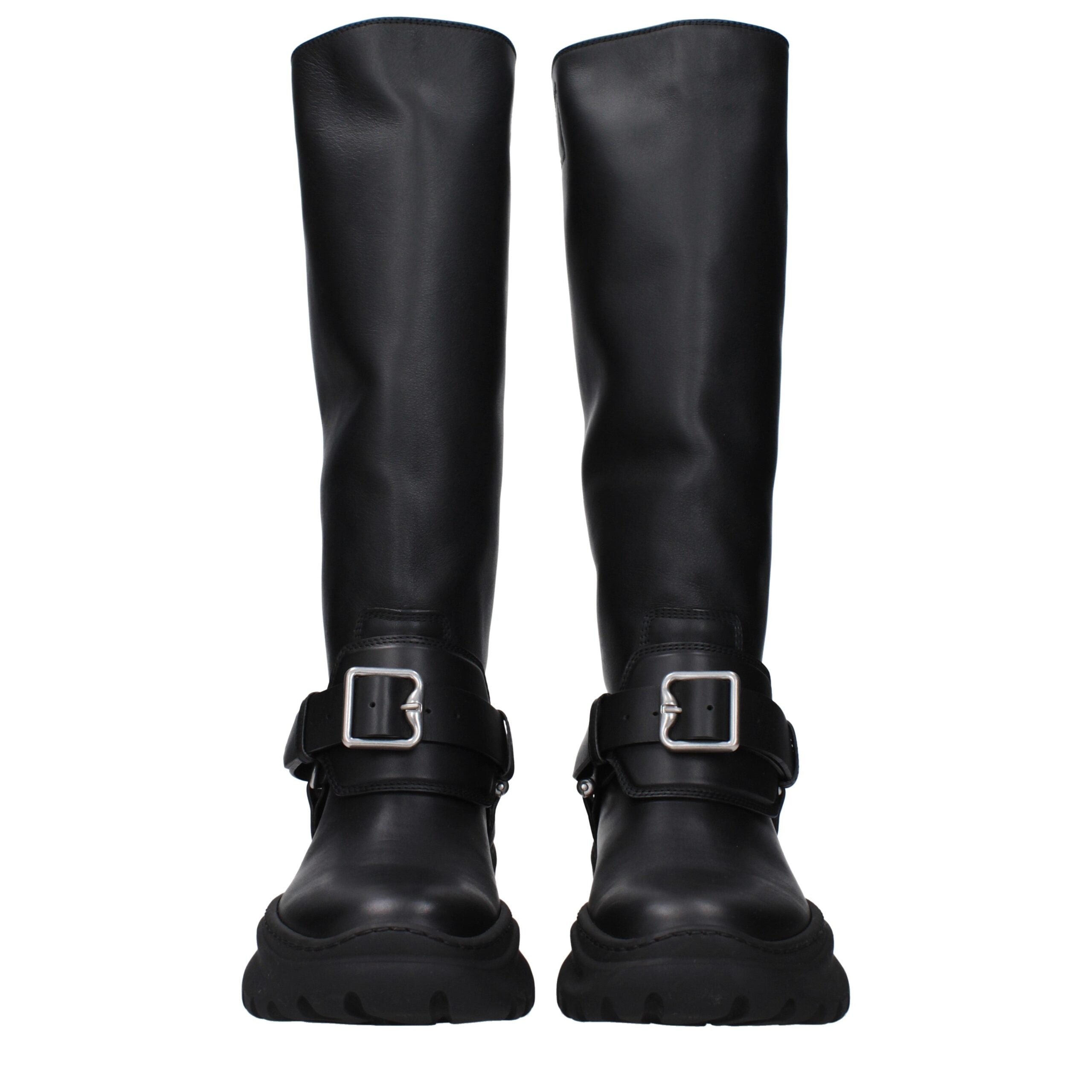 Black Leather Boots