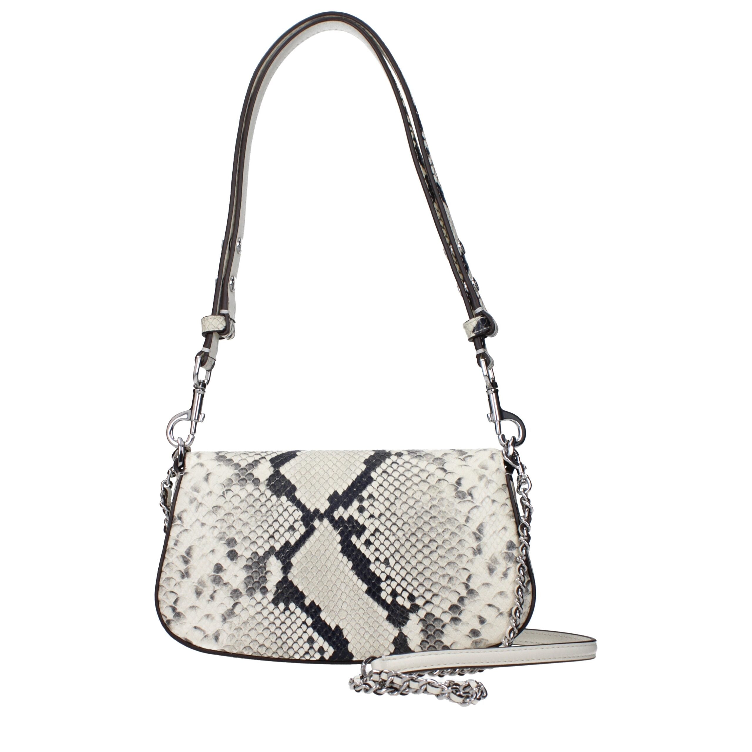 White Leather Shoulder Bag