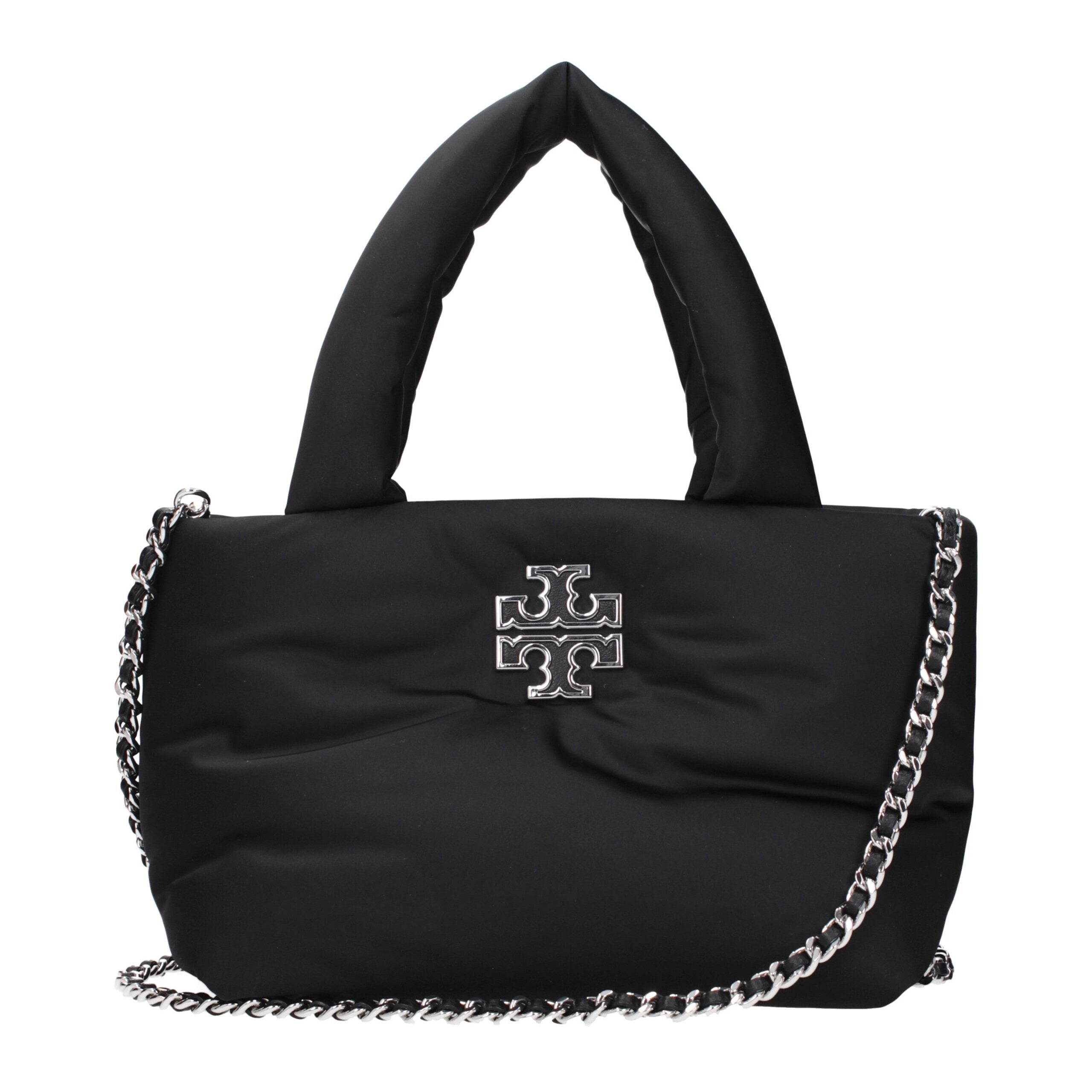 Black Fabric Handbag