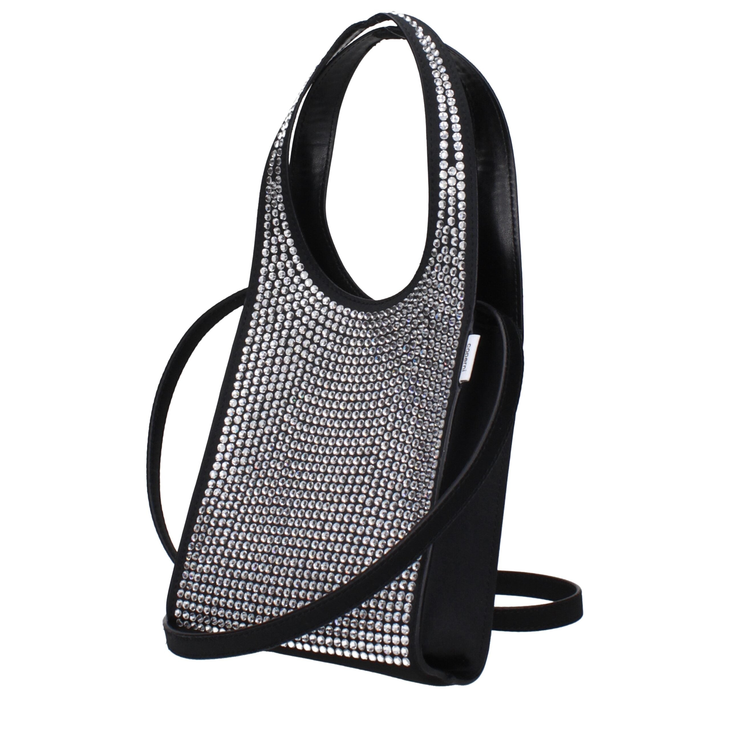 Black Fabric Handbag